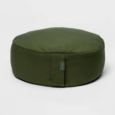 New - Meditation Pillow Dark Green - All in Motion