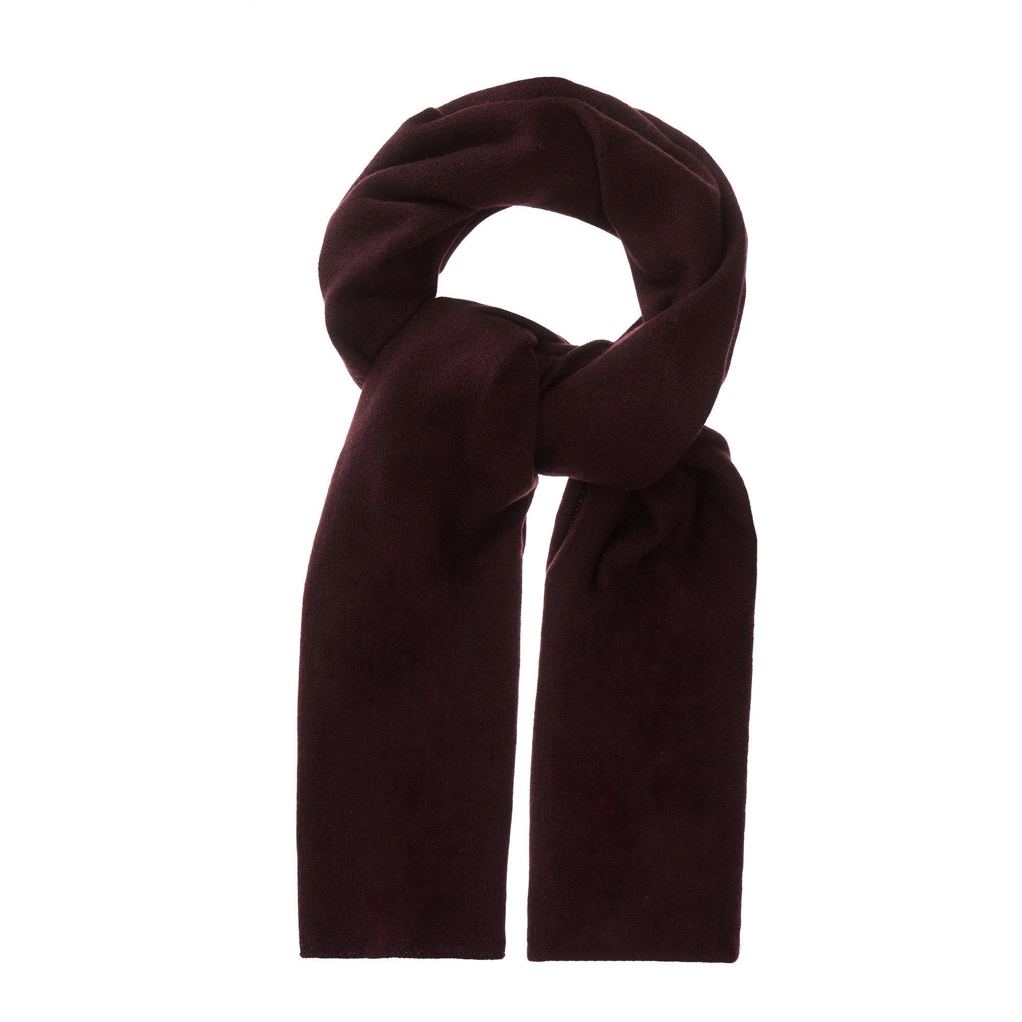 Nora Cashmere Scarf [Bordeaux red]