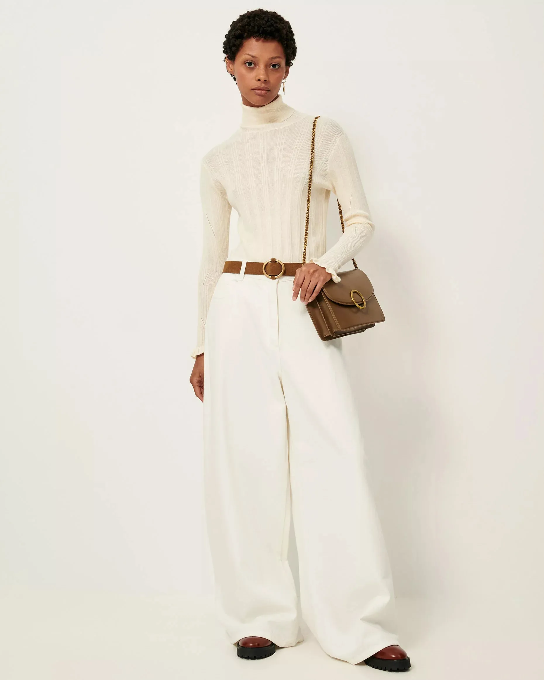 Norte Turtleneck In Fleur de Sel