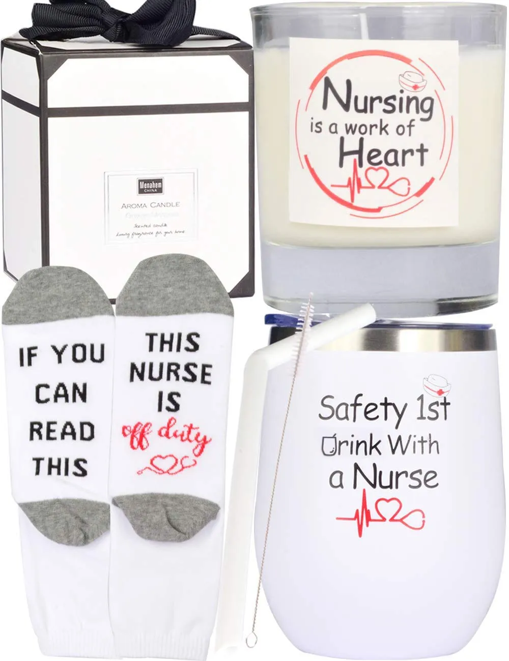 Nurse Gifts For Women, Nursing Gifts, Nurse Gifts, Safety First Drink With A Nurse, Gifts