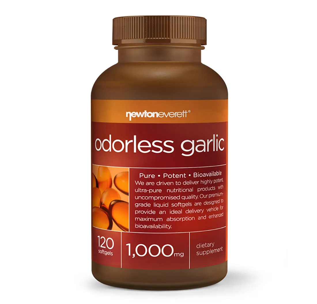 ODORLESS GARLIC 1000mg 120 Softgels