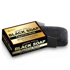 Original African Black Soap 5 oz | Egyptian Musk