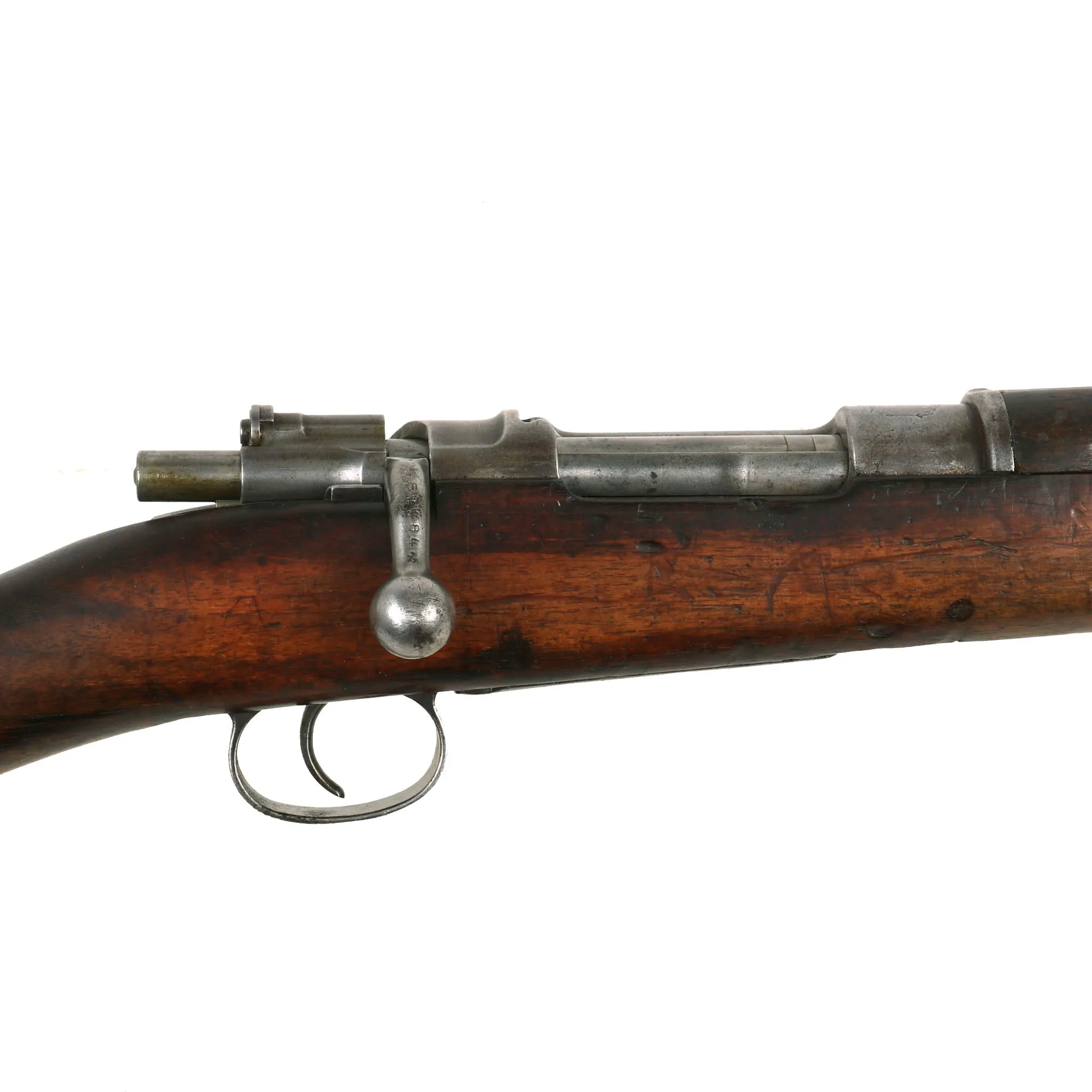 Original German Made Model 1895 Chilean Contract Mauser Artillery Short Rifle by Ludwig Loewe Berlin - serial B 1484