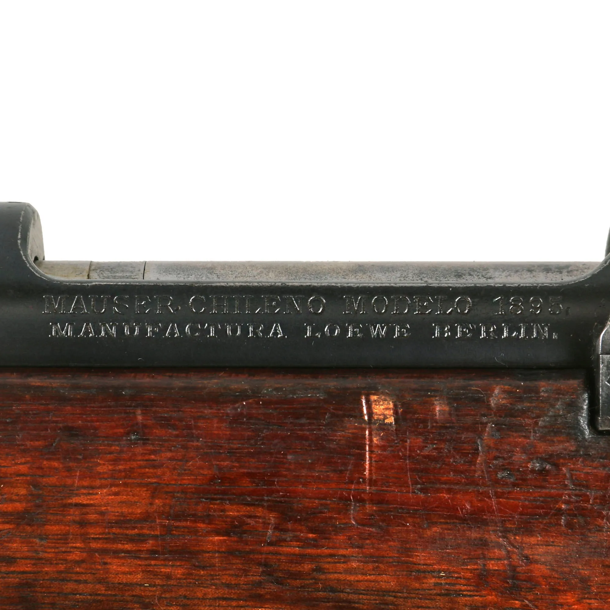 Original German Model 1895 Chilean Contract Mauser Rifle by Ludwig Loewe Berlin - Serial B 3715