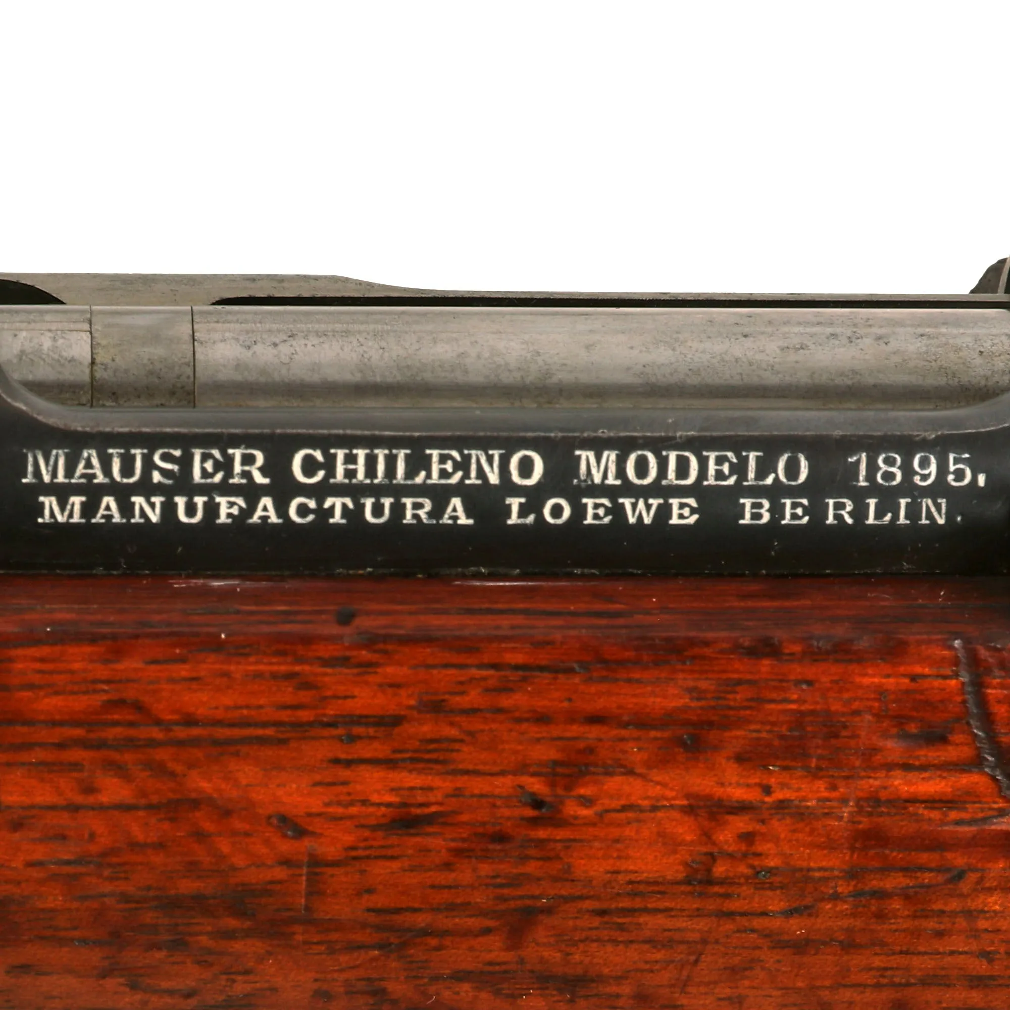 Original German Model 1895 Chilean Contract Mauser Rifle by Ludwig Loewe Berlin - Serial B 8815