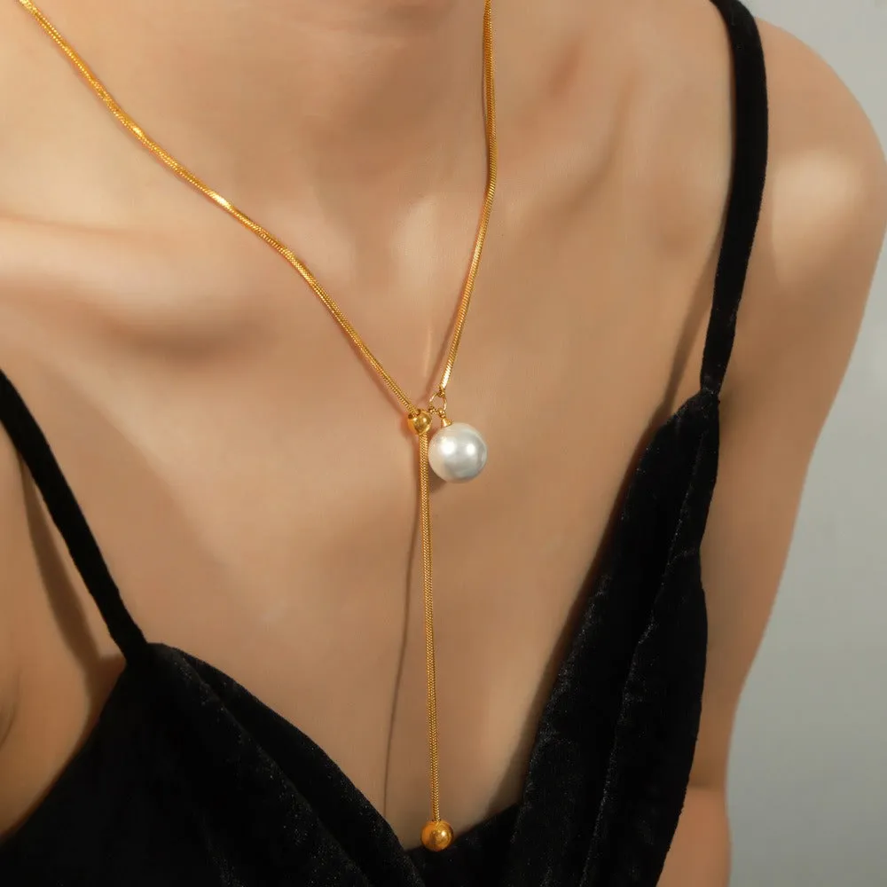 Pearl Tassel Necklace