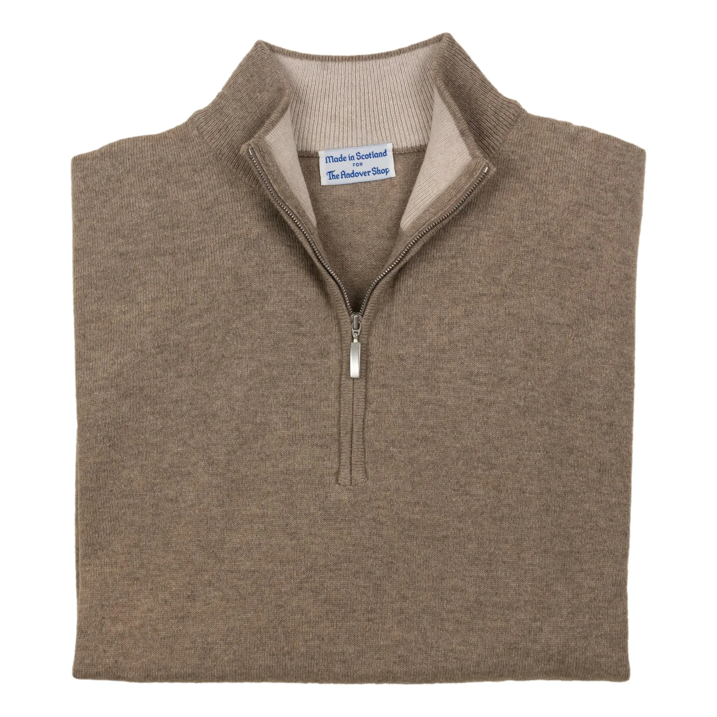 Plenderleith Cashmere Quarter-Zip Sweater