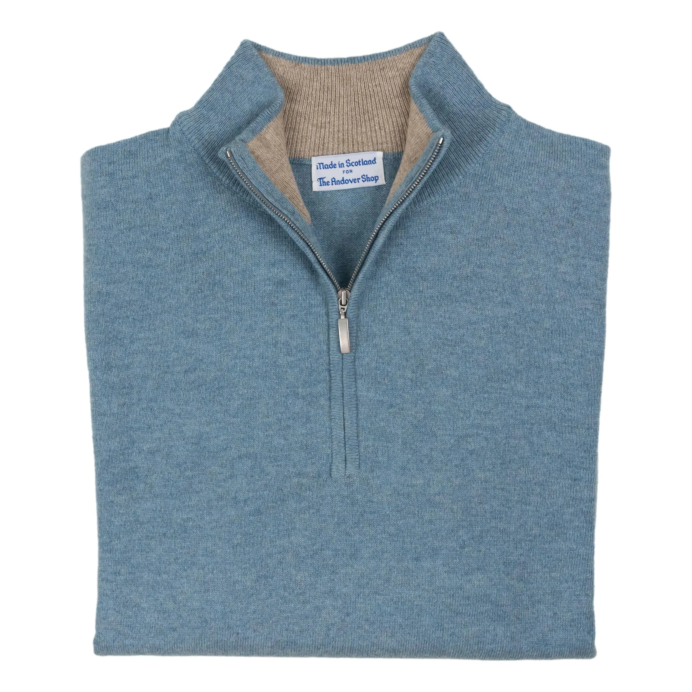 Plenderleith Cashmere Quarter-Zip Sweater