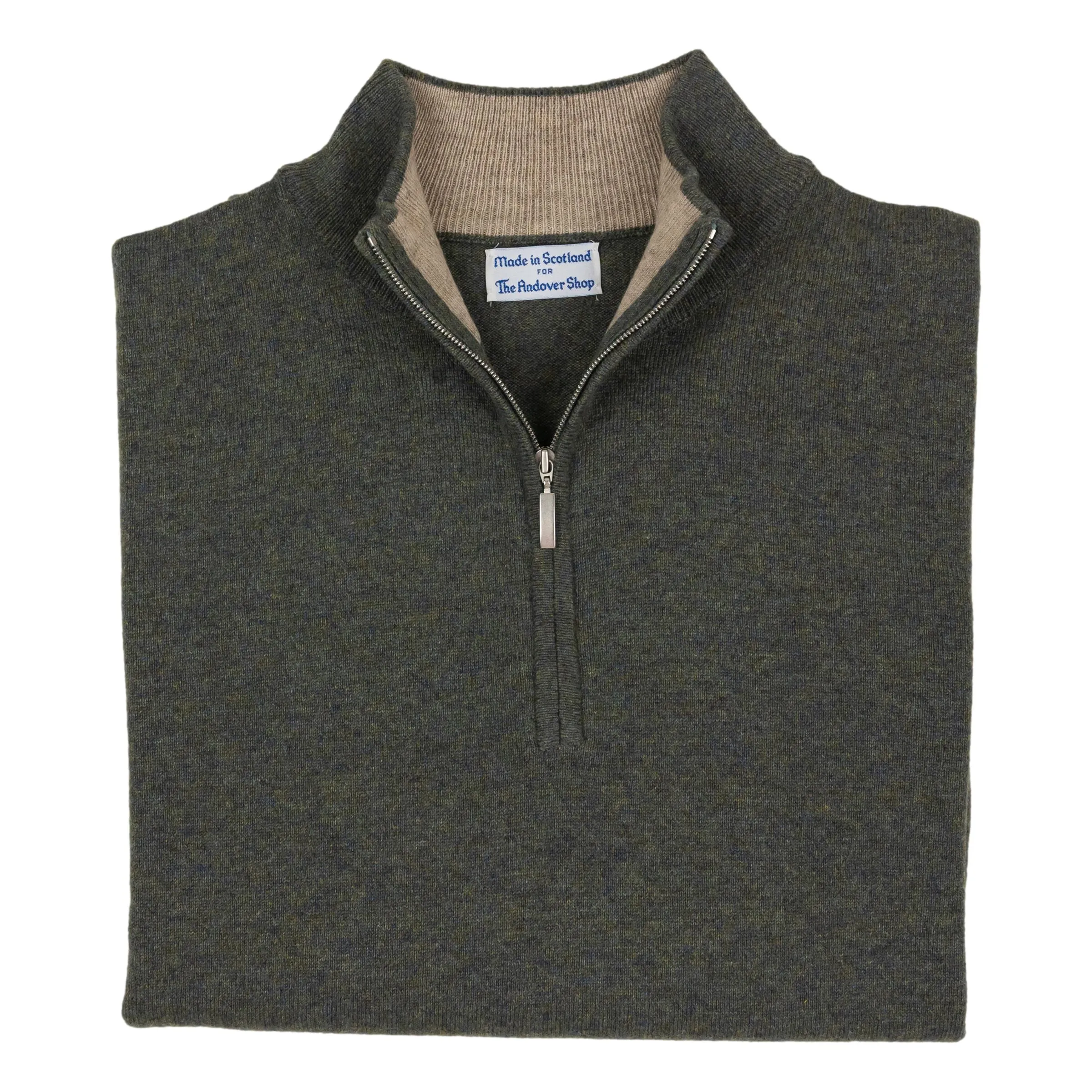 Plenderleith Cashmere Quarter-Zip Sweater