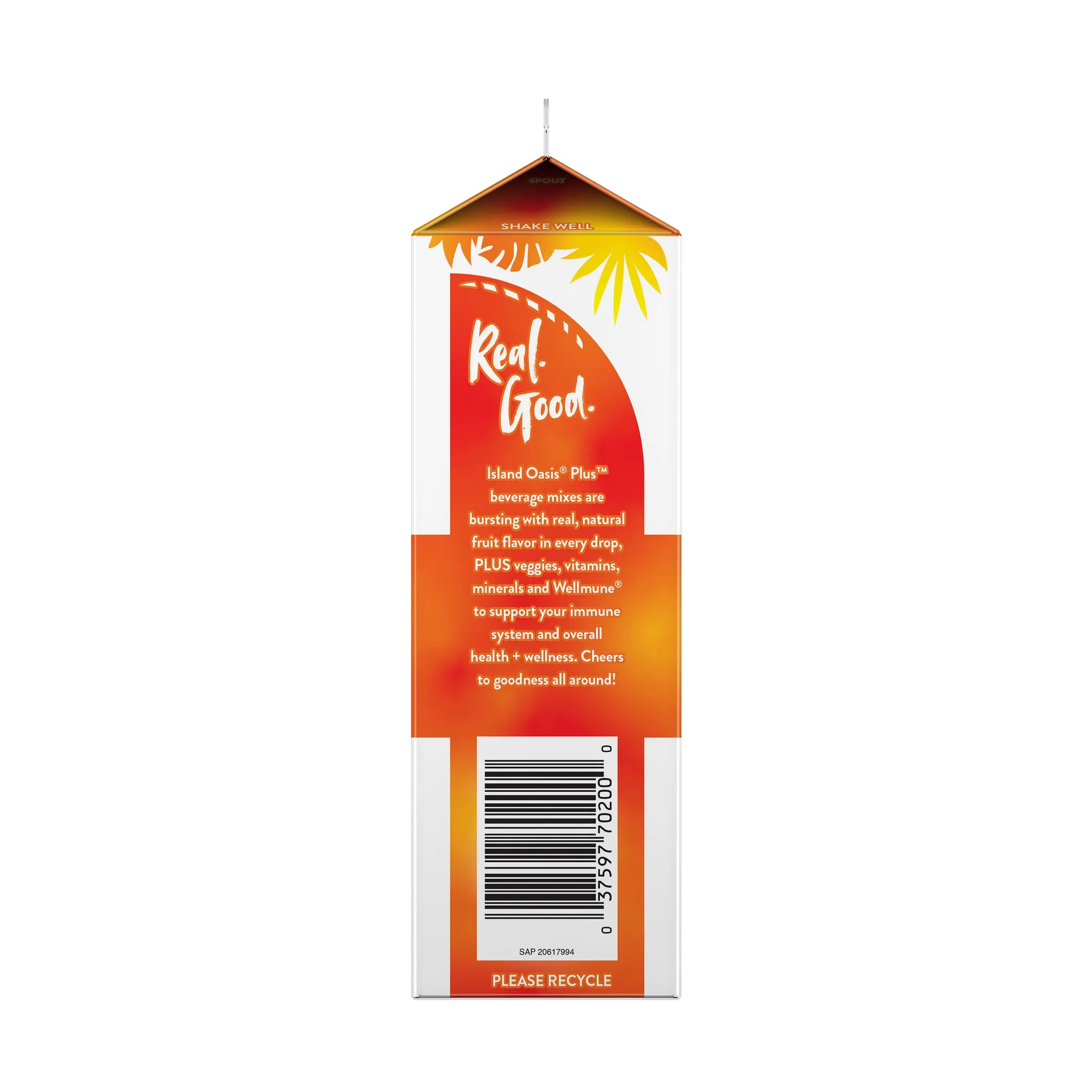 Plus Mango Peach Frozen
Beverage Mix - 12 x 32 fl oz