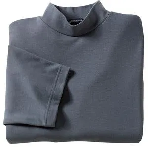 Port Authority - Short Sleeve Interlock Knit Mock Turtleneck.  K465