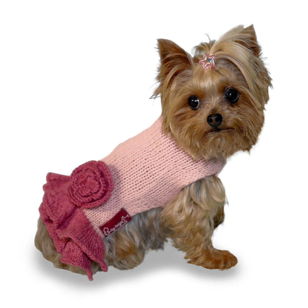 Pretty In Pink Dog Sweater