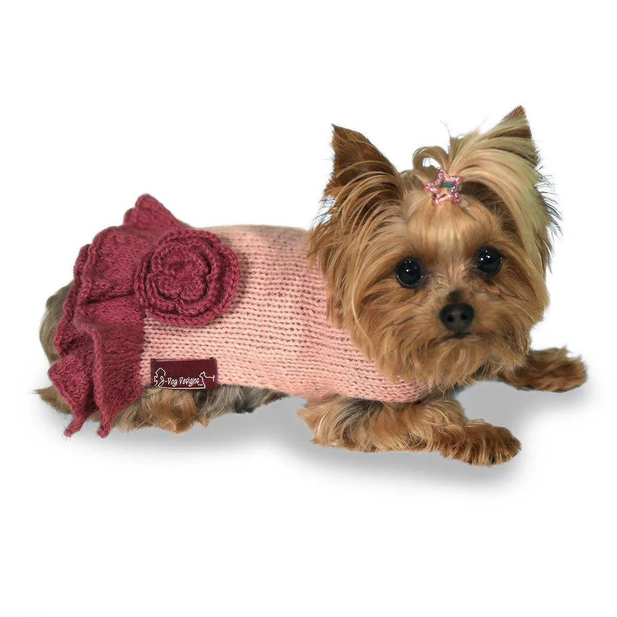 Pretty In Pink Dog Sweater