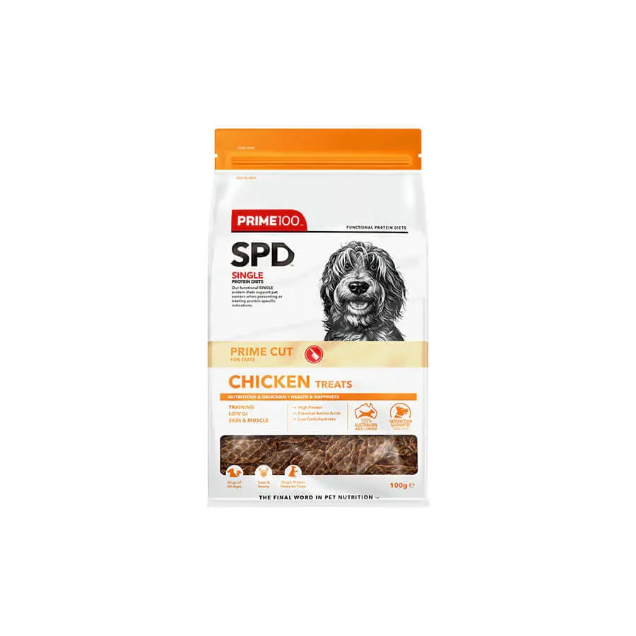 Prime100 SPD Prime Cut Chicken Treats - 100g