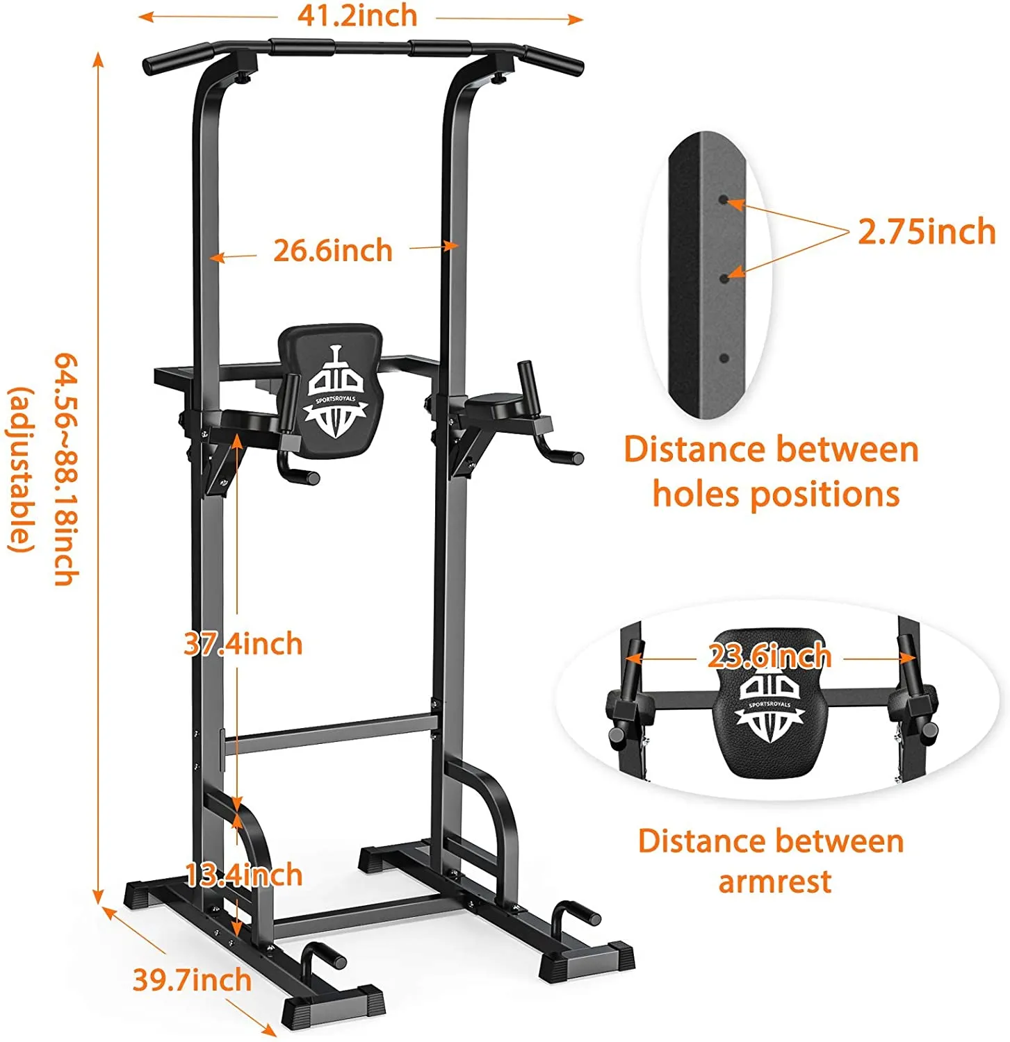 Pull Up Bar for Home Gym Strength Training Workout Equipment, 400 Lbs.