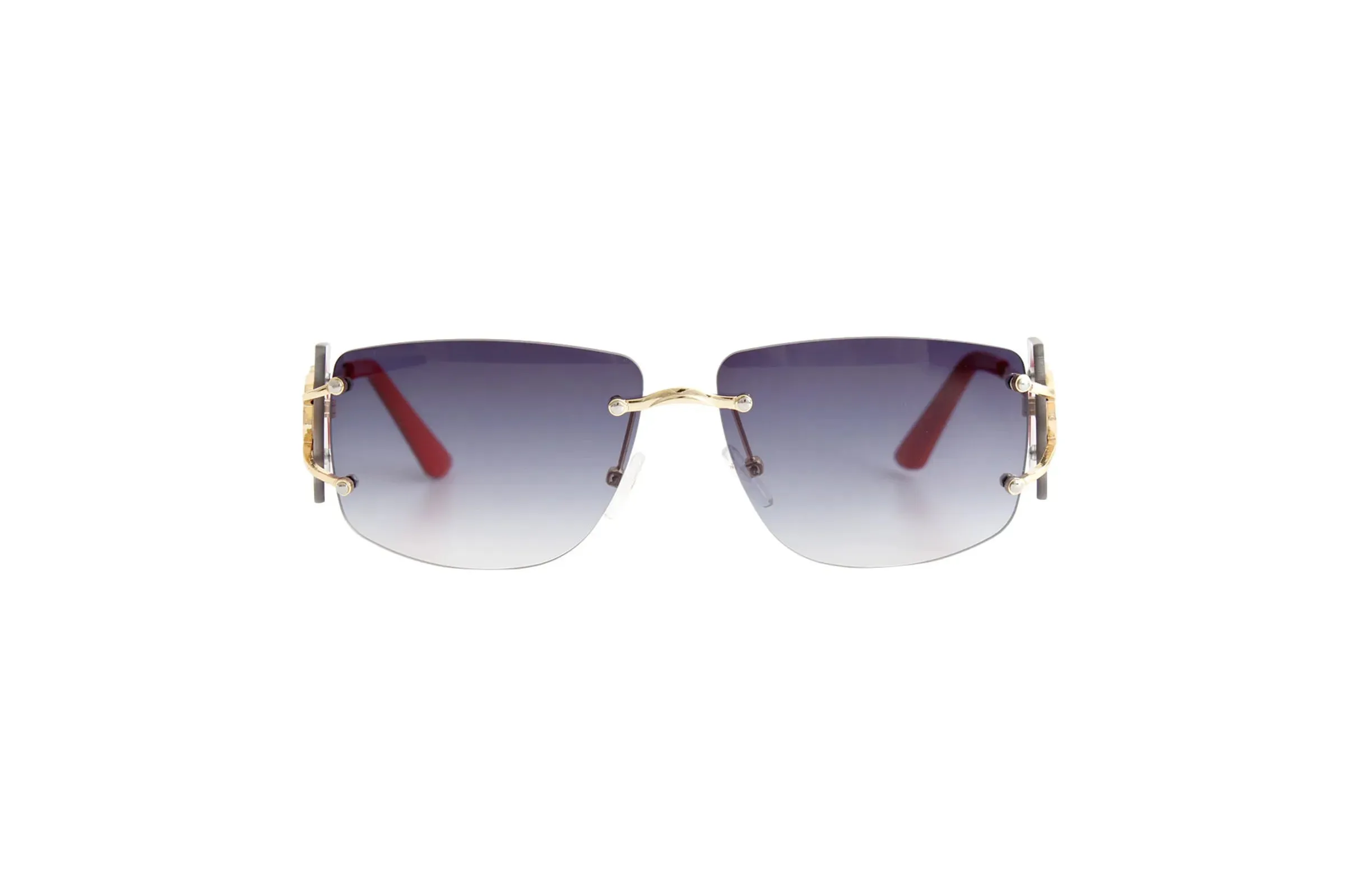 Rimless Temple Sunglasses