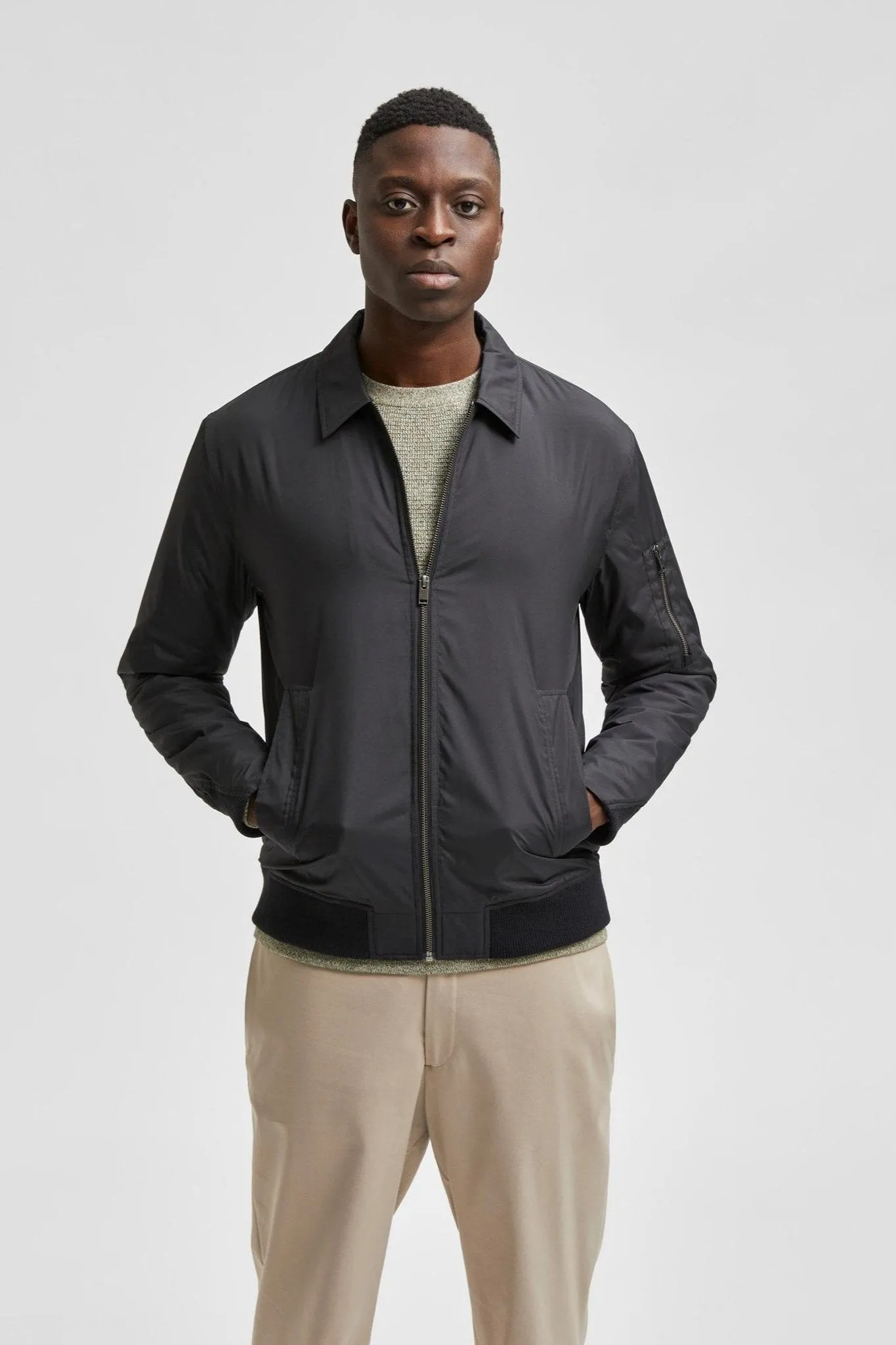 Royce Short Jacket - Black