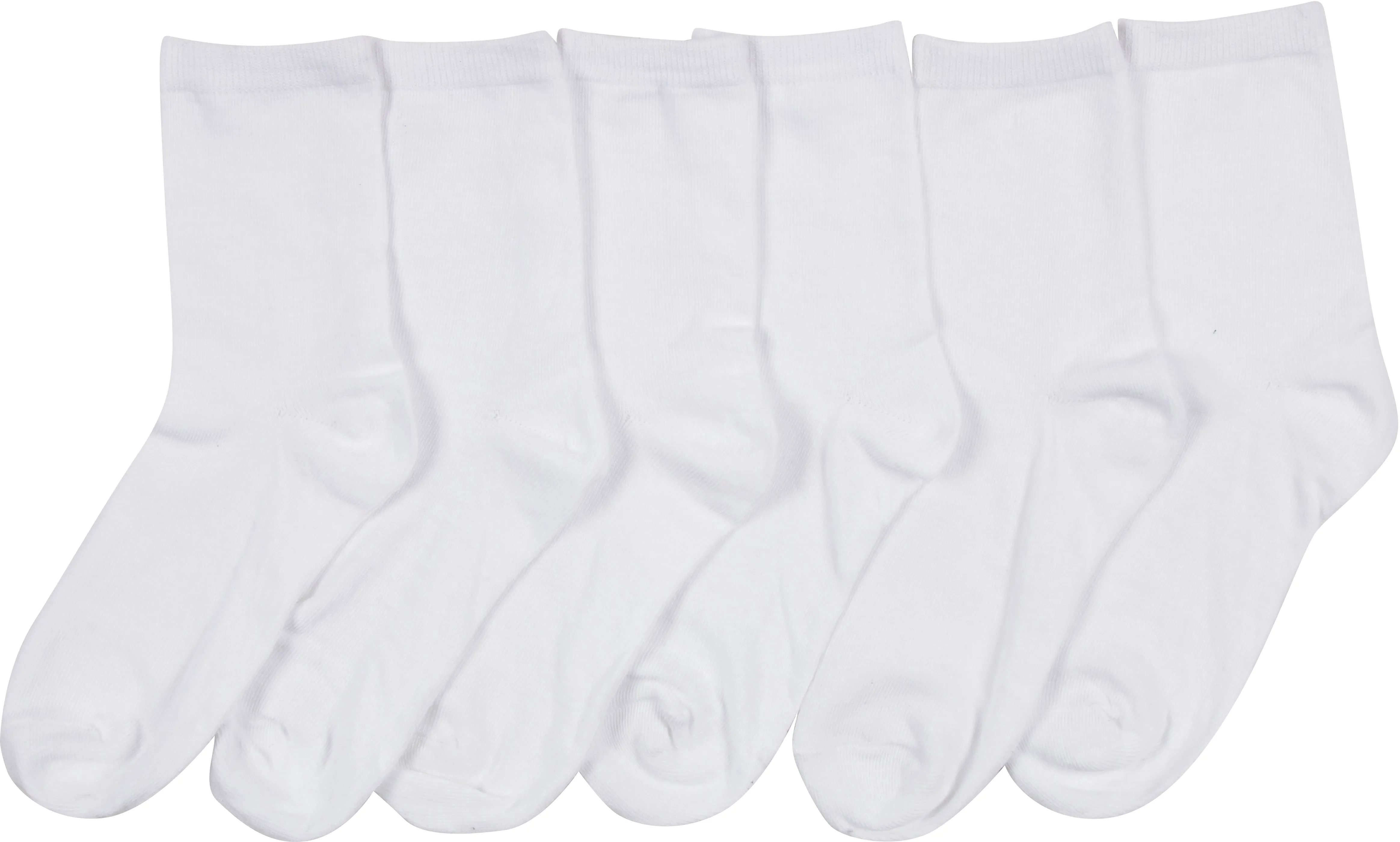 Sakkas Girl's Creative Fun Cotton Blend Crew Socks Assorted Color 6-Pack