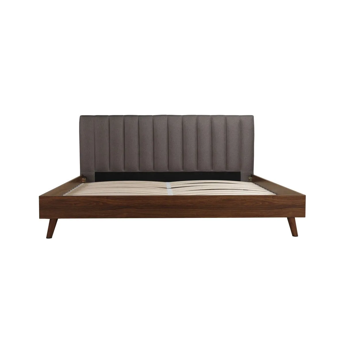 Sasha King Platform Bed with Upholstered Headboard