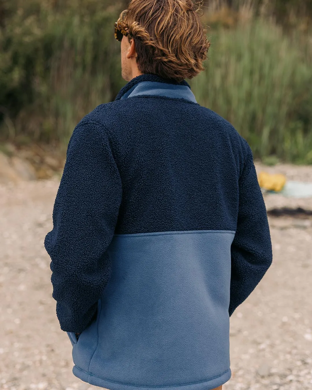 Sendero Recycled Full Zip Fleece - Deep Navy