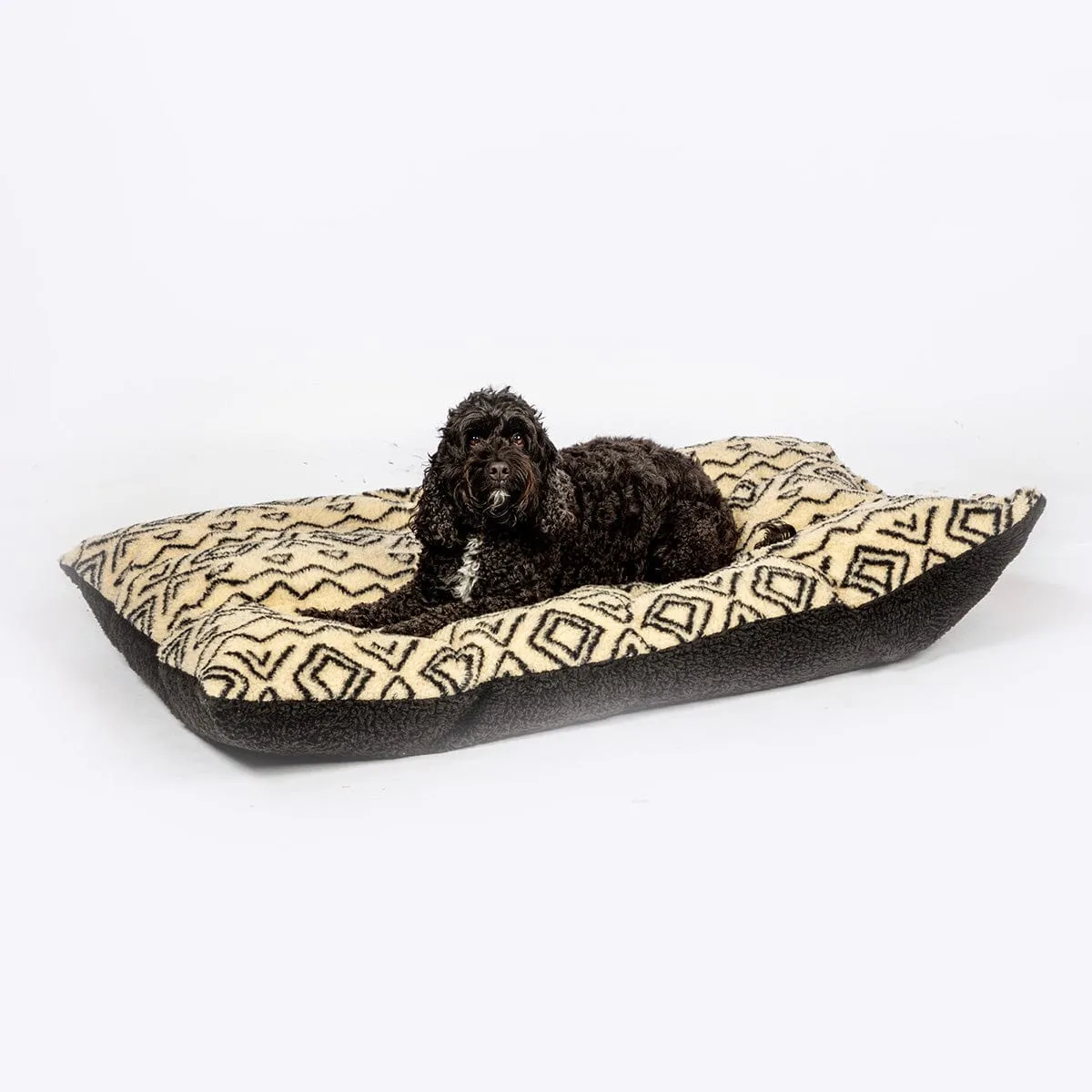 Sherpa Fleece Deep Duvet Dog Bed