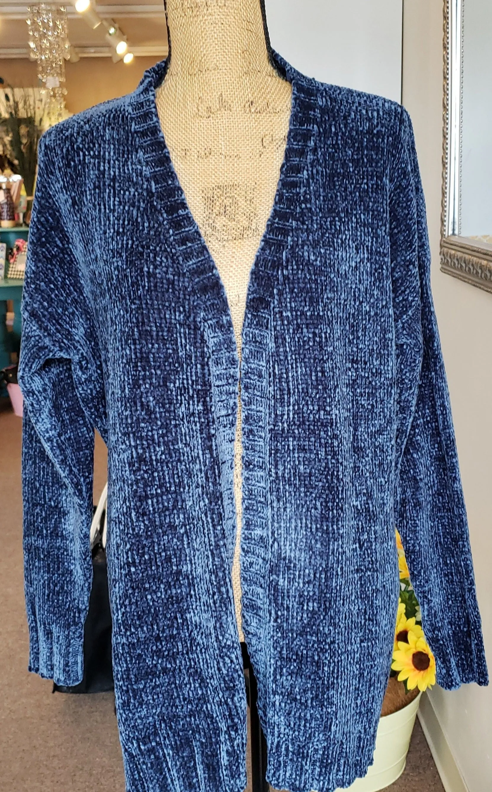 Simply Noelle Velour Me Cardigan