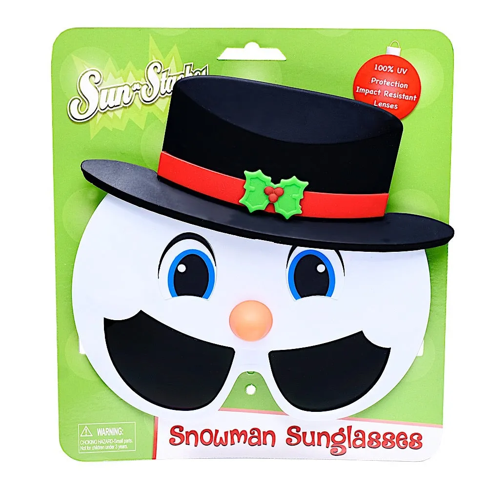 Snowman Sunglasses | Sun-Staches