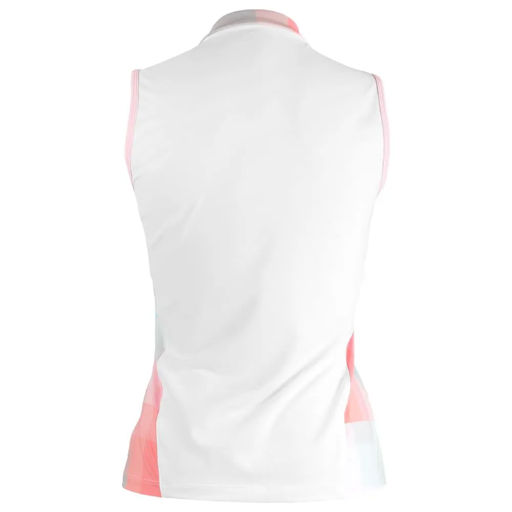 Sofibella Women's Shades of Pink Sleeveless Top - White/Multi