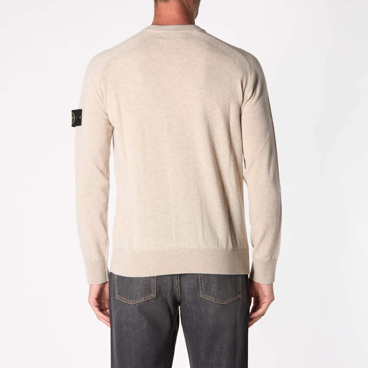 STONE ISLAND SWEATER 8115545B4 V0M97 BEIGE