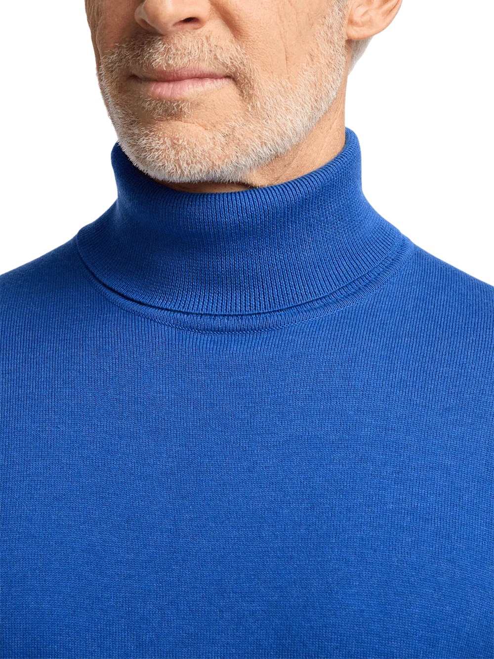 Supima Cotton Turtleneck - Blue