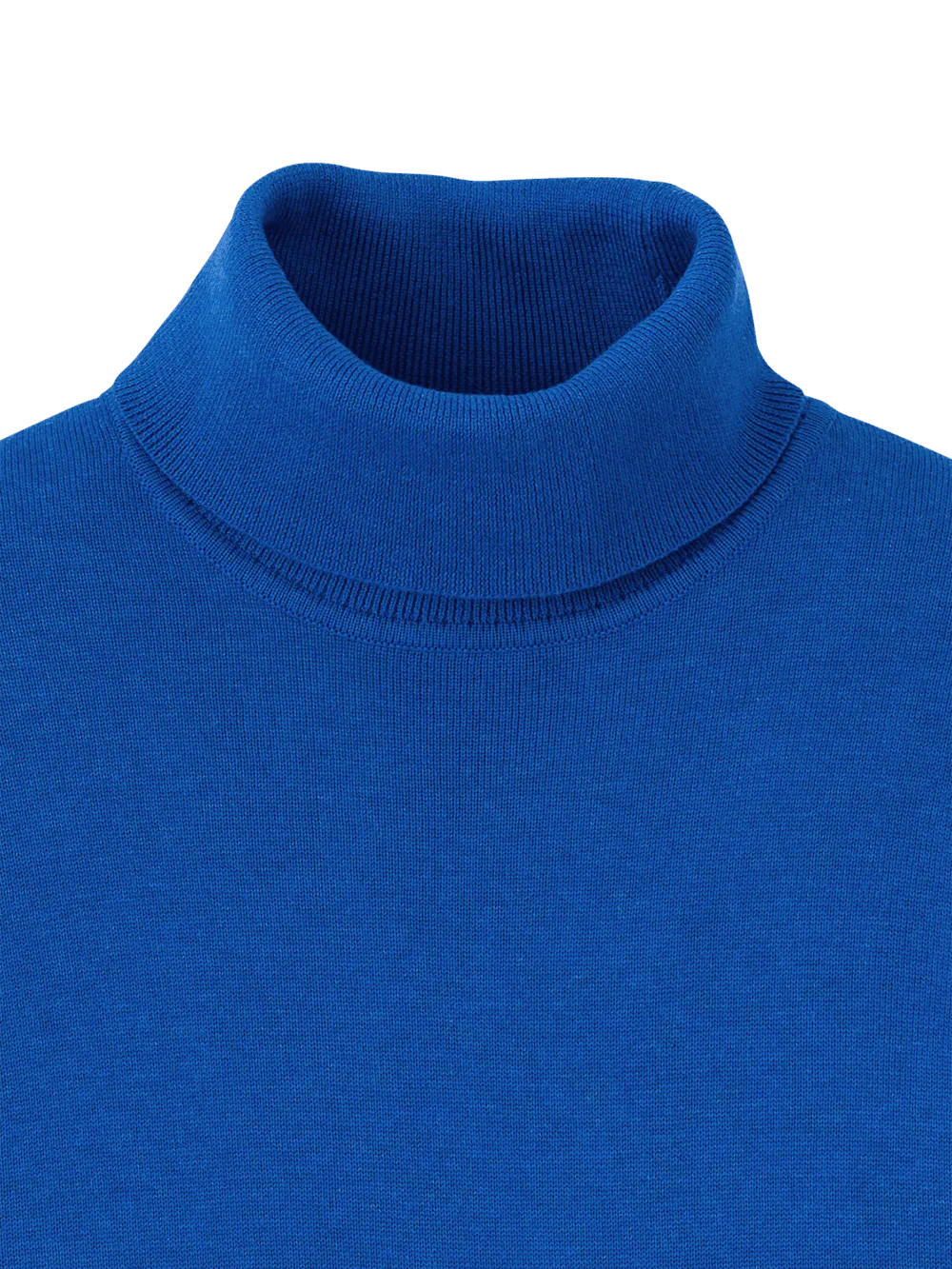 Supima Cotton Turtleneck - Blue