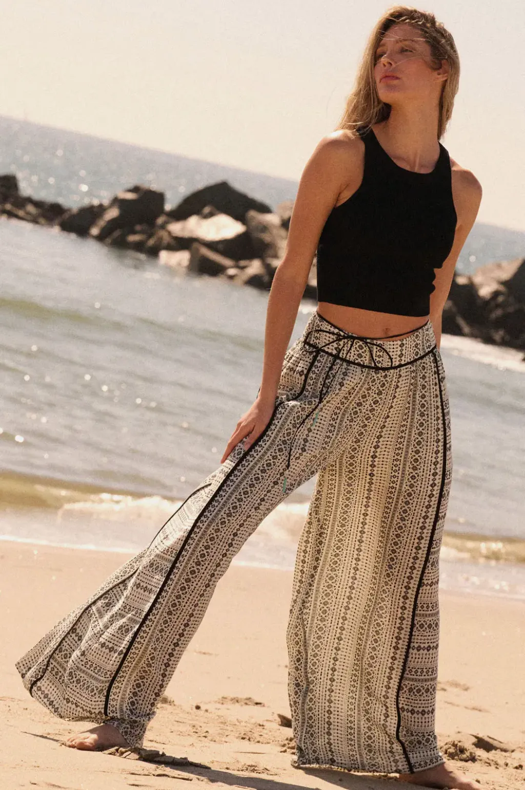 The Aztec Crepe Pant