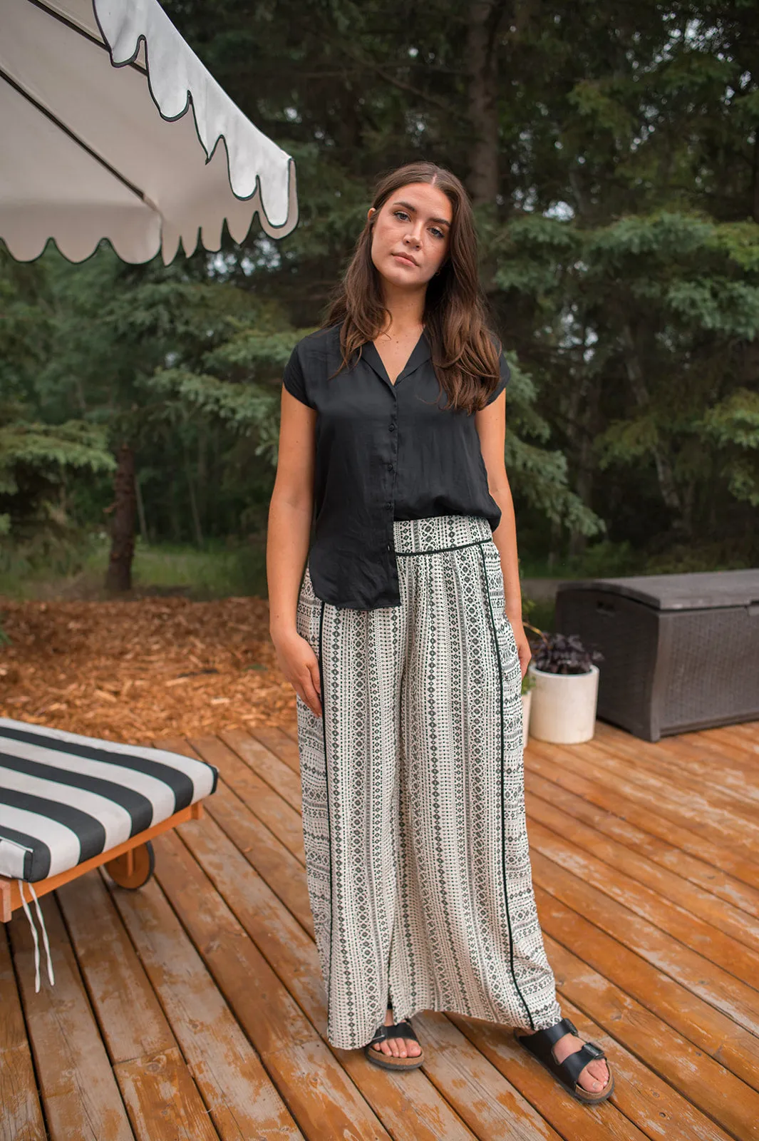 The Aztec Crepe Pant