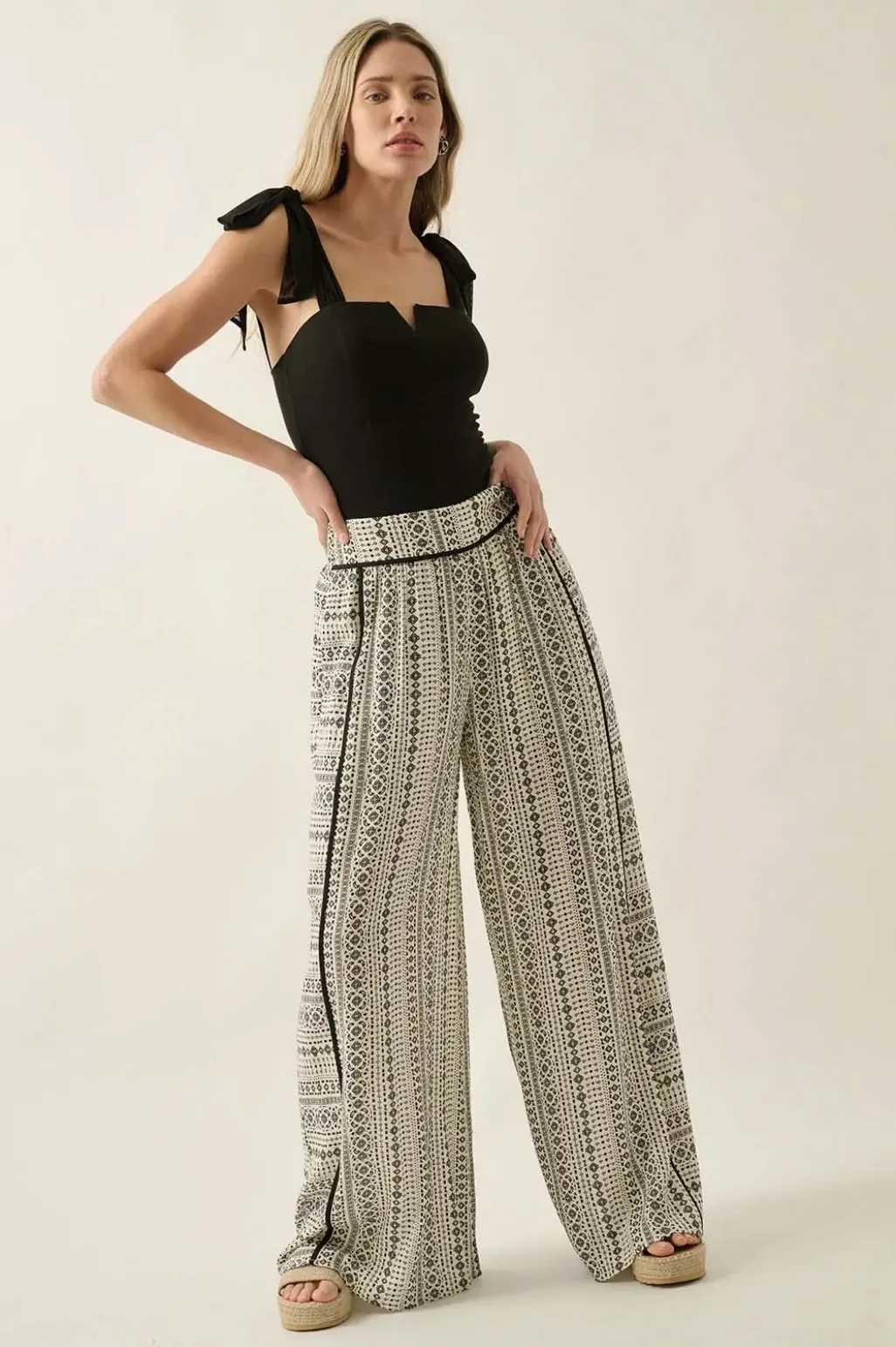 The Aztec Crepe Pant