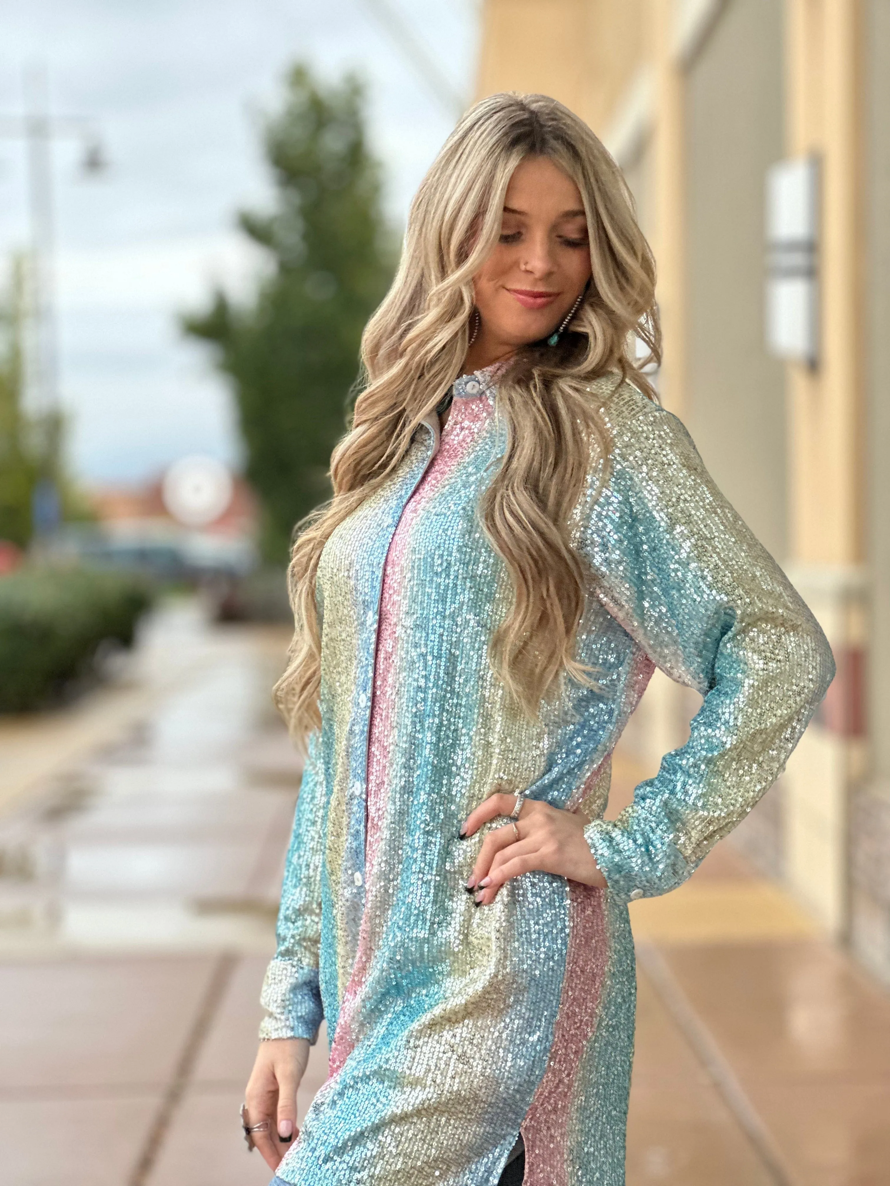 The City Lights Sequin Top/Dress