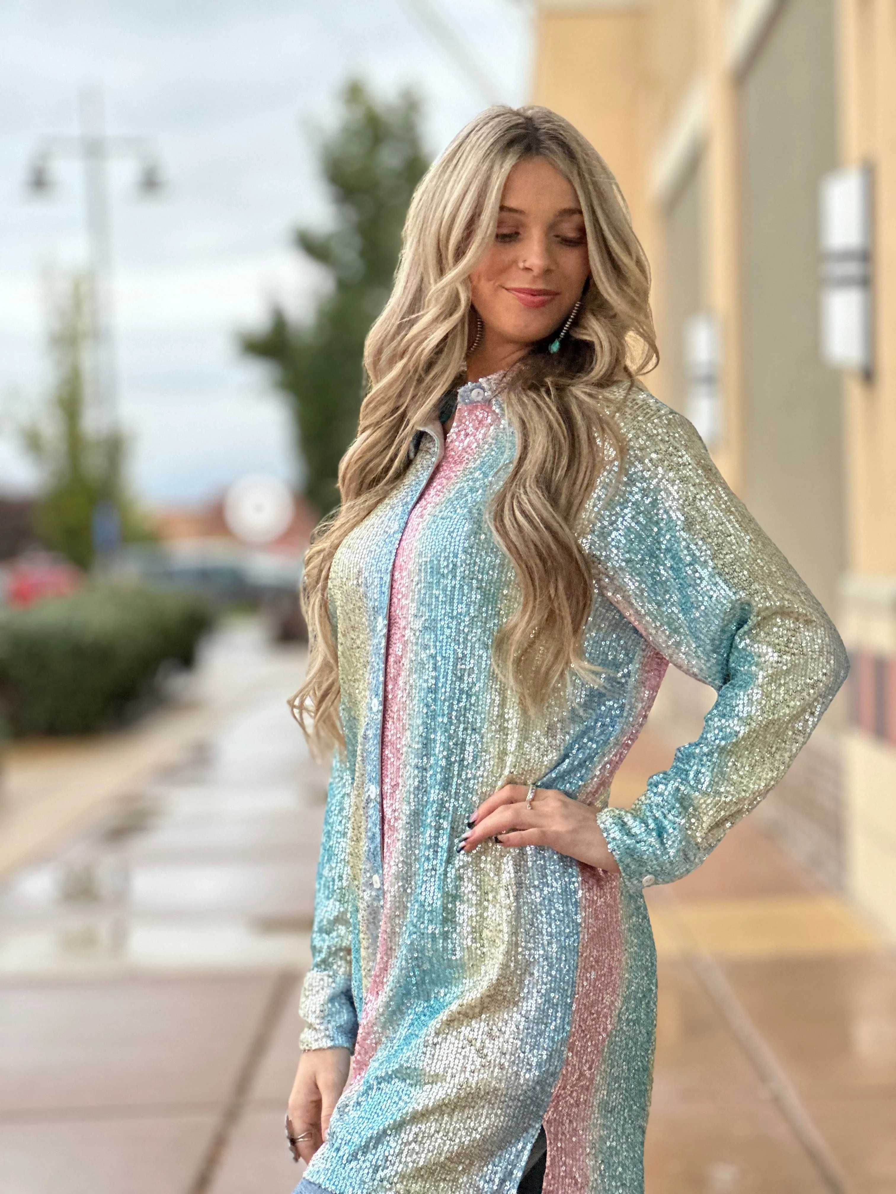 The City Lights Sequin Top/Dress