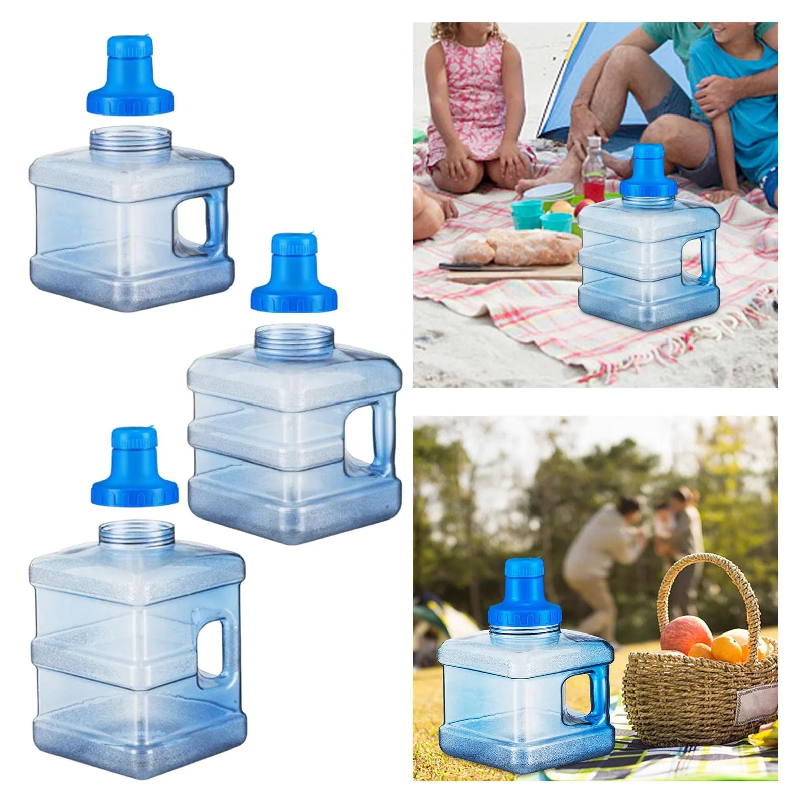 THE STYLE SUTRA® Water Dispenser Bottle Screw Top Portable Water Jug with Removable Lid 5L|1 Water Container