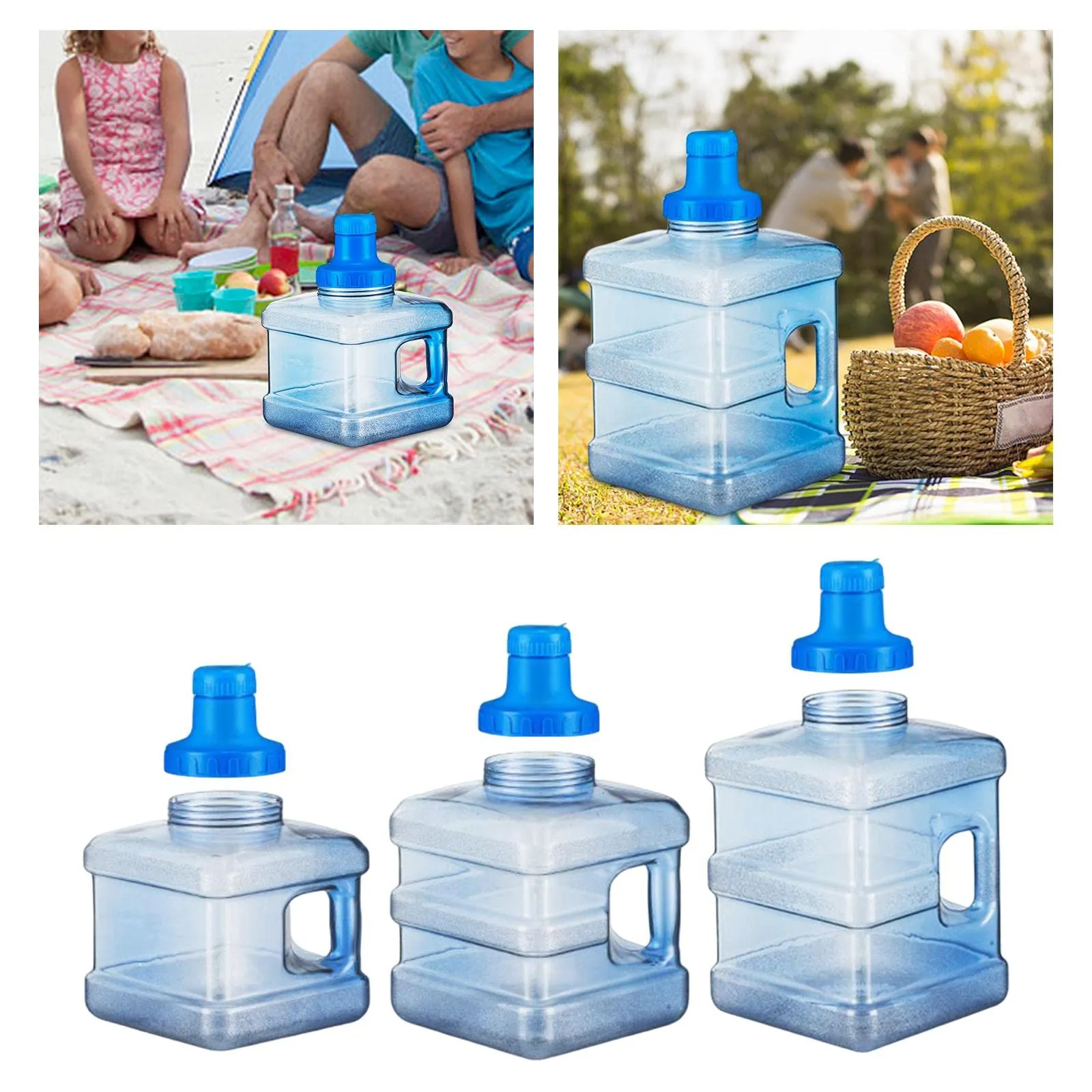 THE STYLE SUTRA® Water Dispenser Bottle Screw Top Portable Water Jug with Removable Lid 5L|1 Water Container