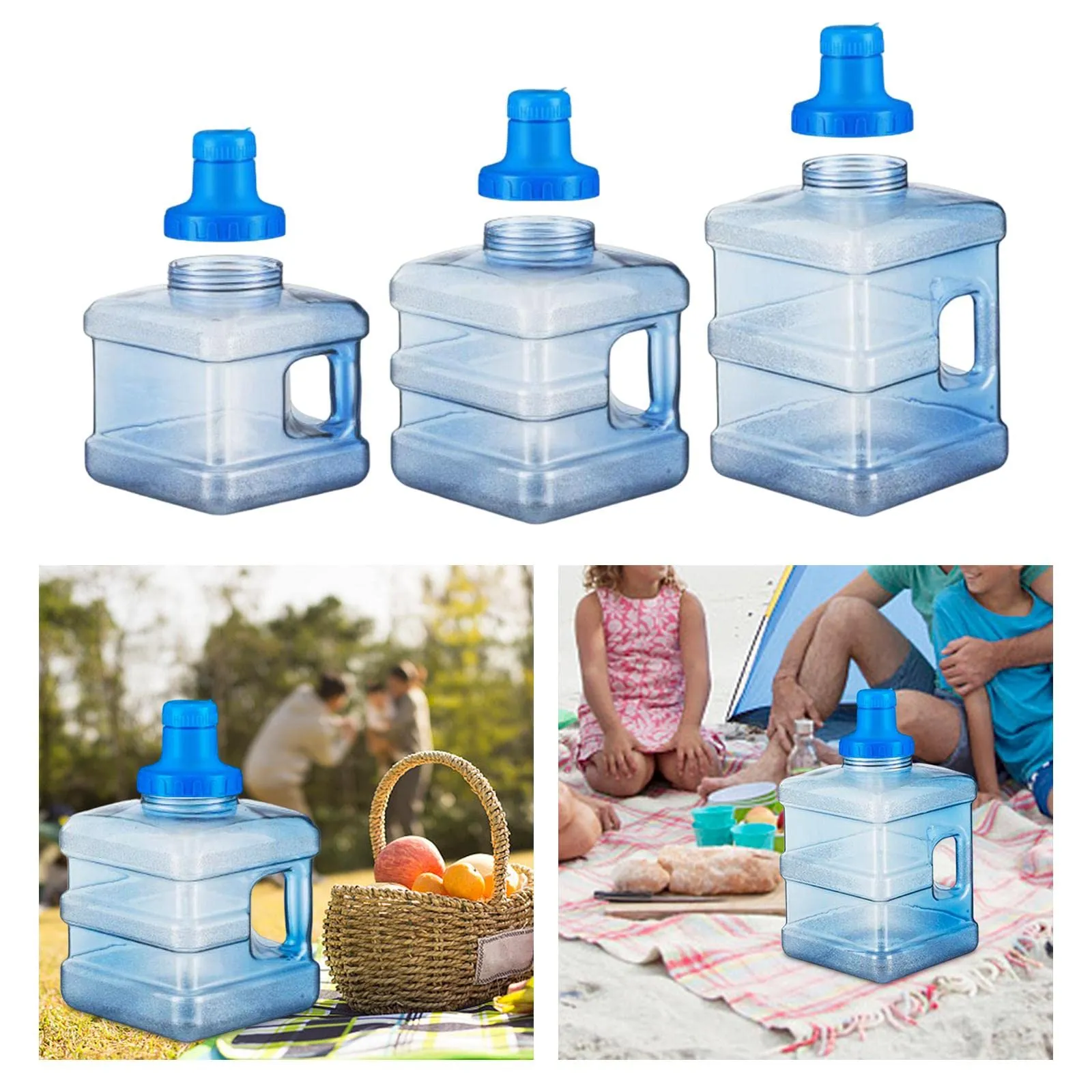 THE STYLE SUTRA® Water Dispenser Bottle Screw Top Portable Water Jug with Removable Lid 5L|1 Water Container