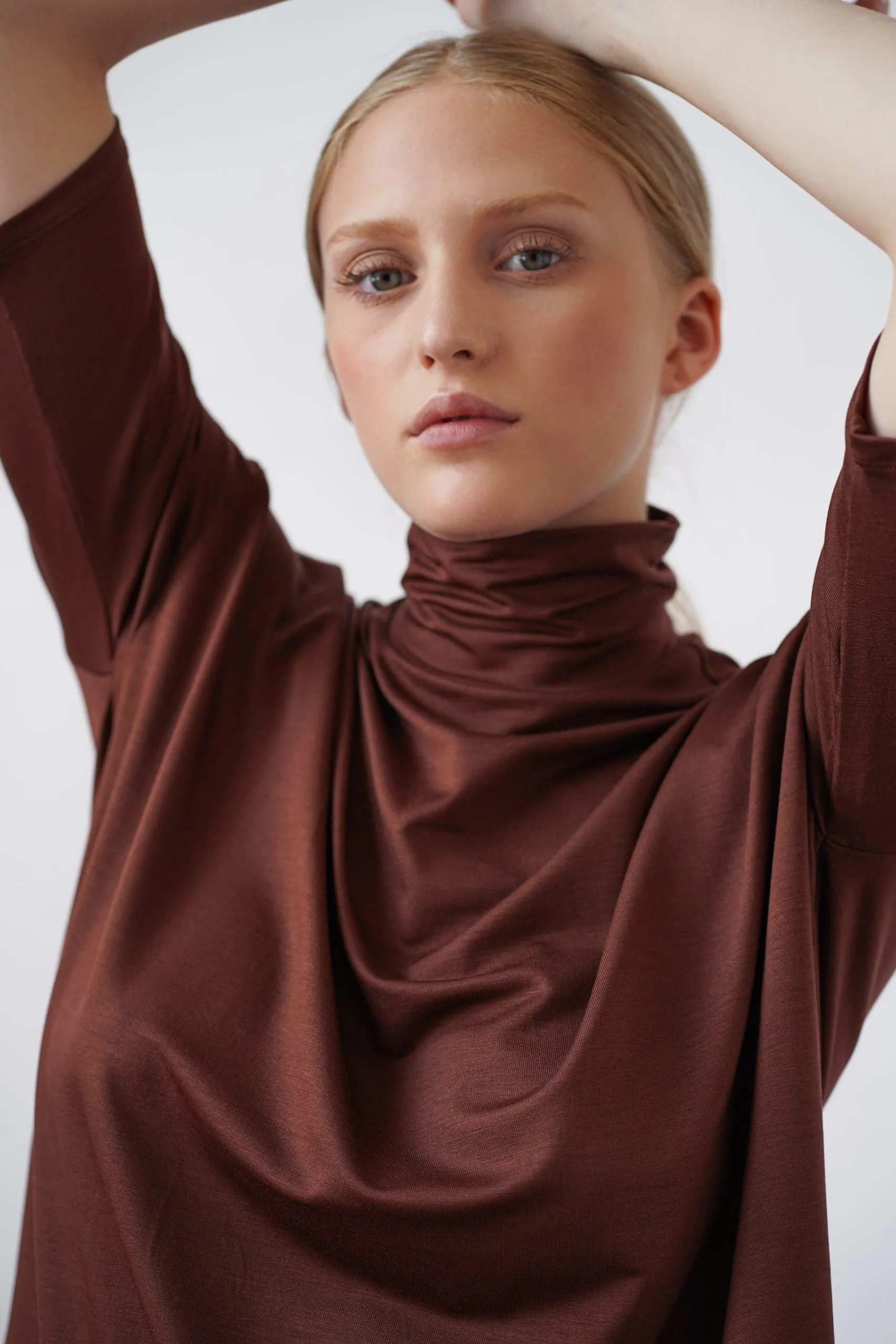 Tomasine Turtleneck Top Chocolate