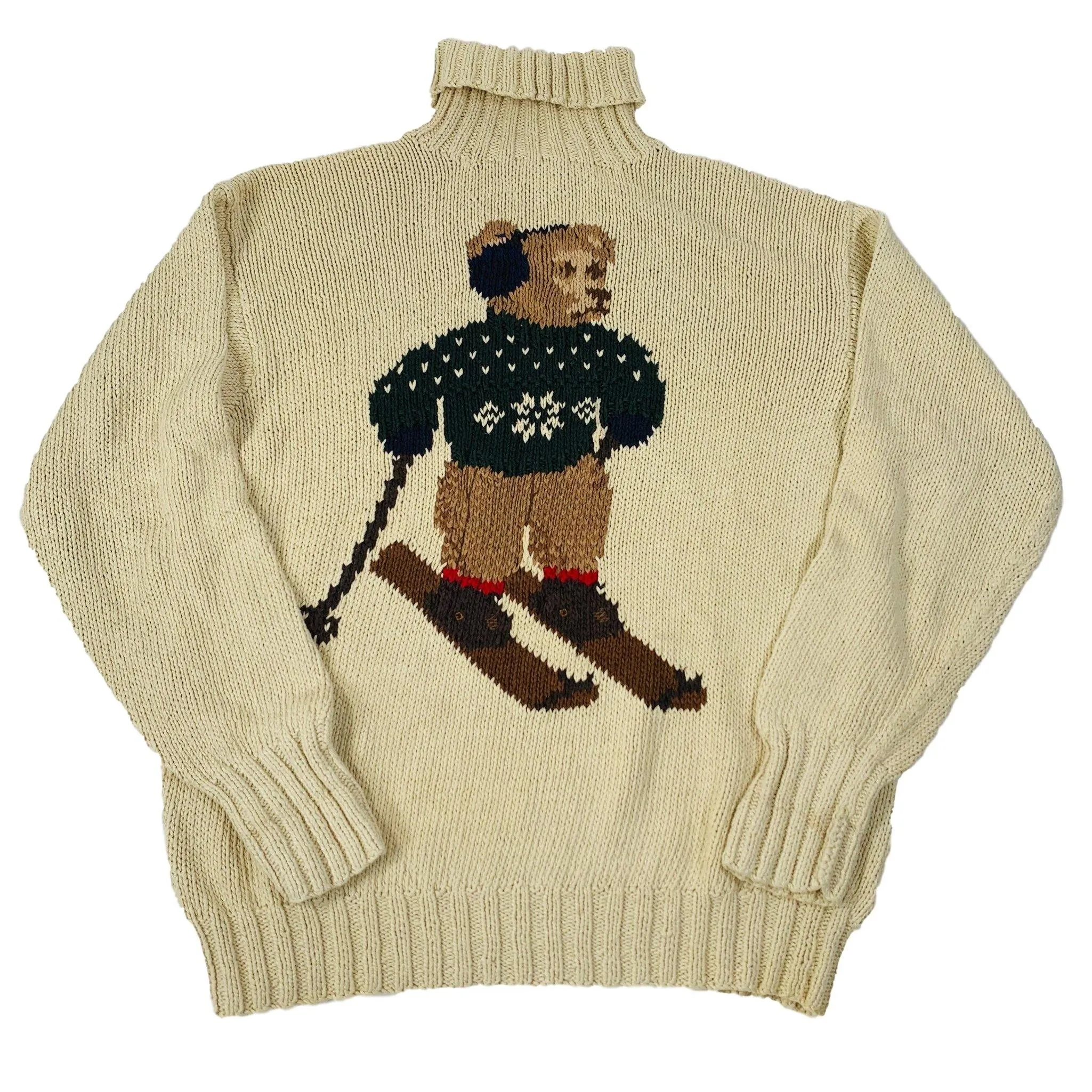 Vintage Polo Ralph Lauren "Ski Bear" Turtleneck Sweater