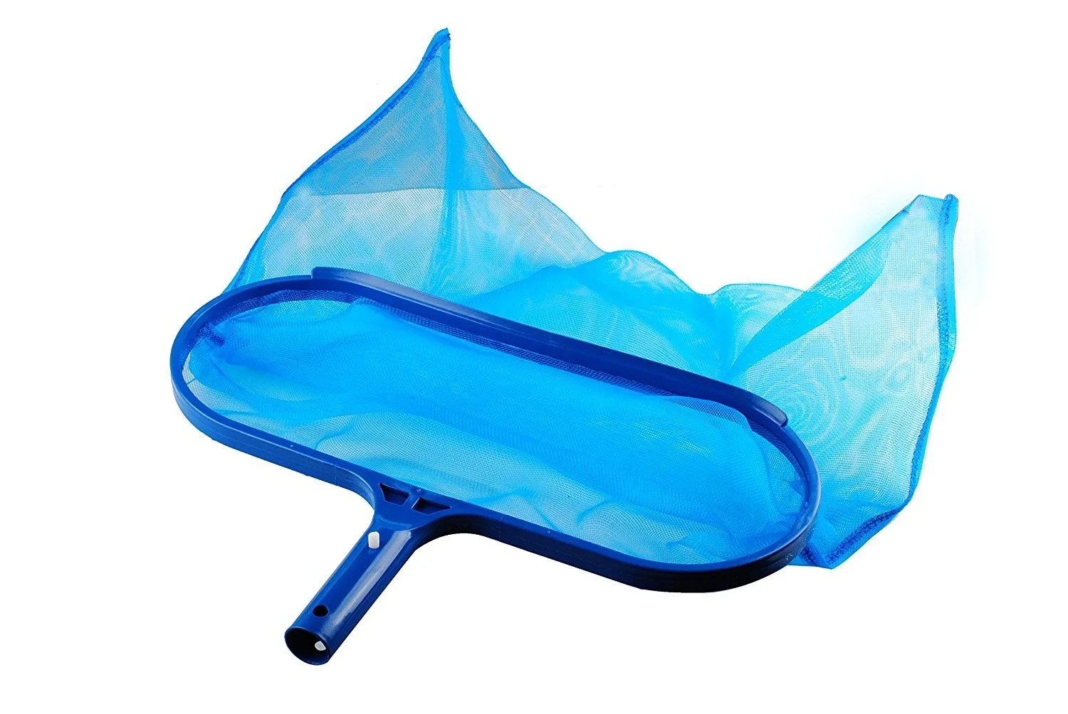 Wadoy Pool Leaf Rake Skimmer Cleaning Net Heavy Duty Micro-Mesh Net for Removing Leaves and Debris from Swimming Pools, Hot Tubs, Spas and Fountains(Deep-Bag Type, Blue)