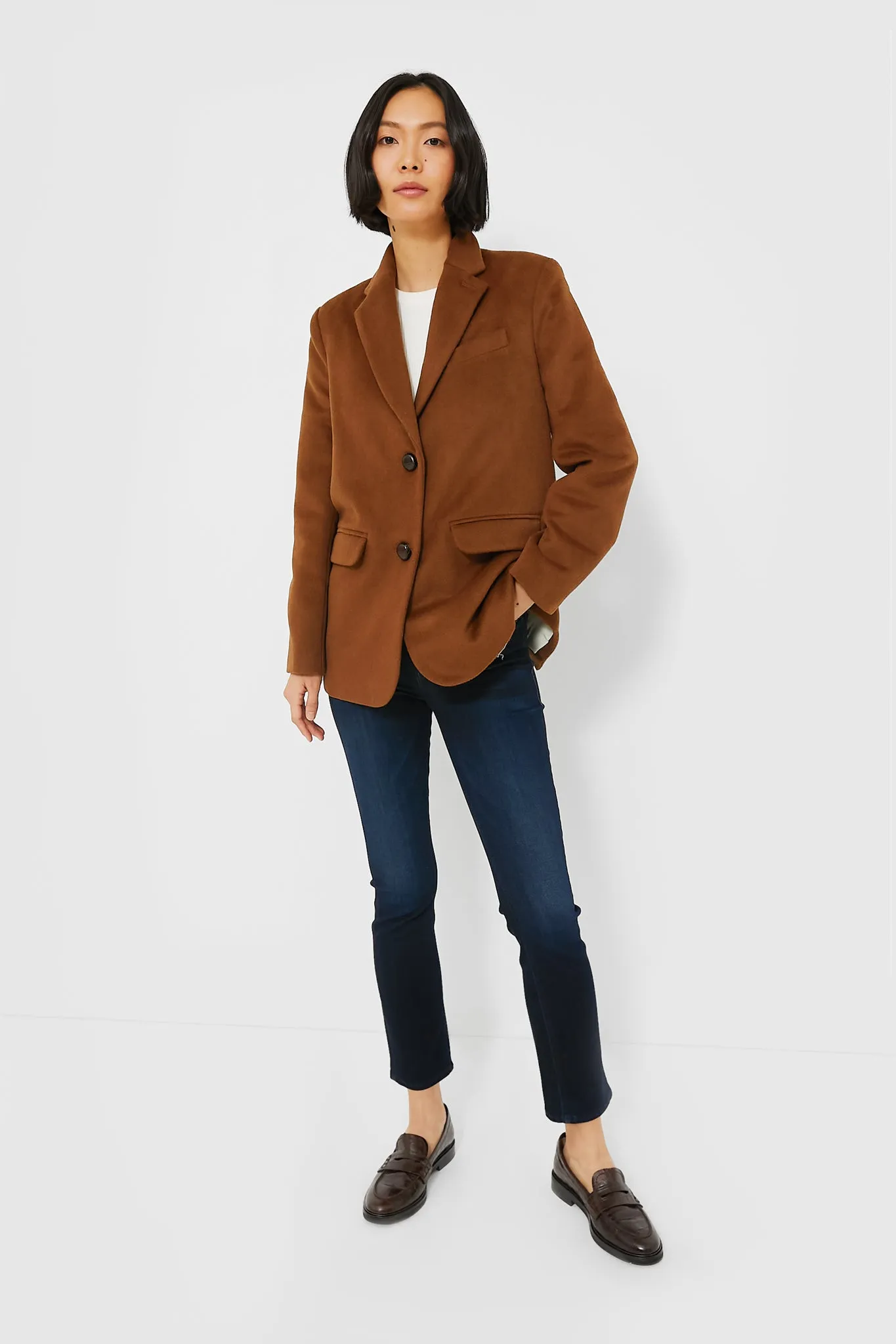 Walnut Wool Cashmere Atelier Blazer