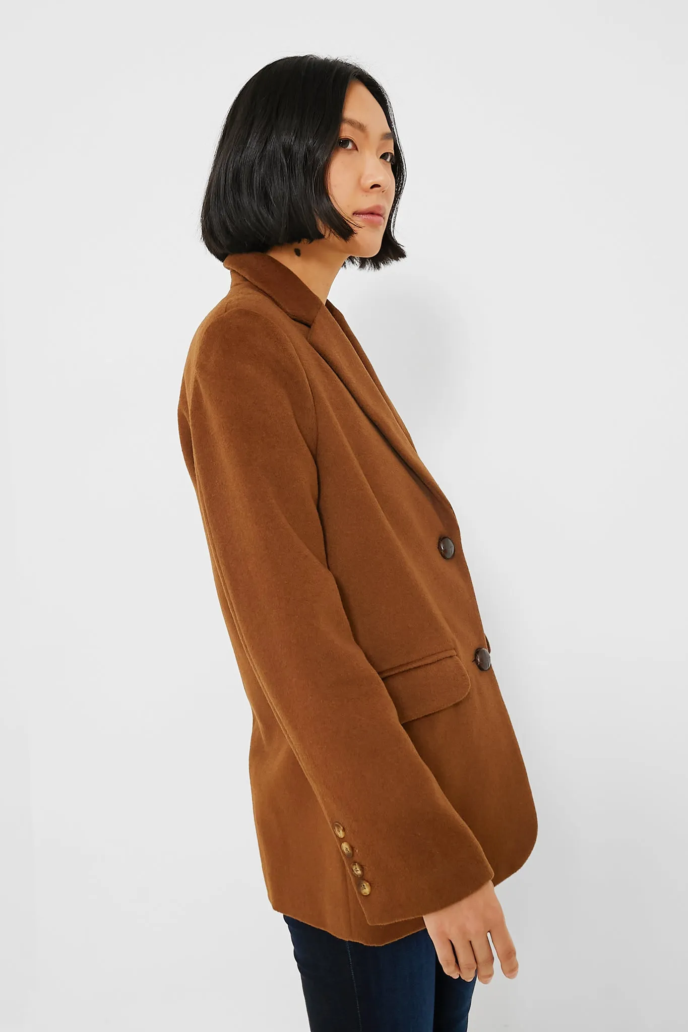 Walnut Wool Cashmere Atelier Blazer