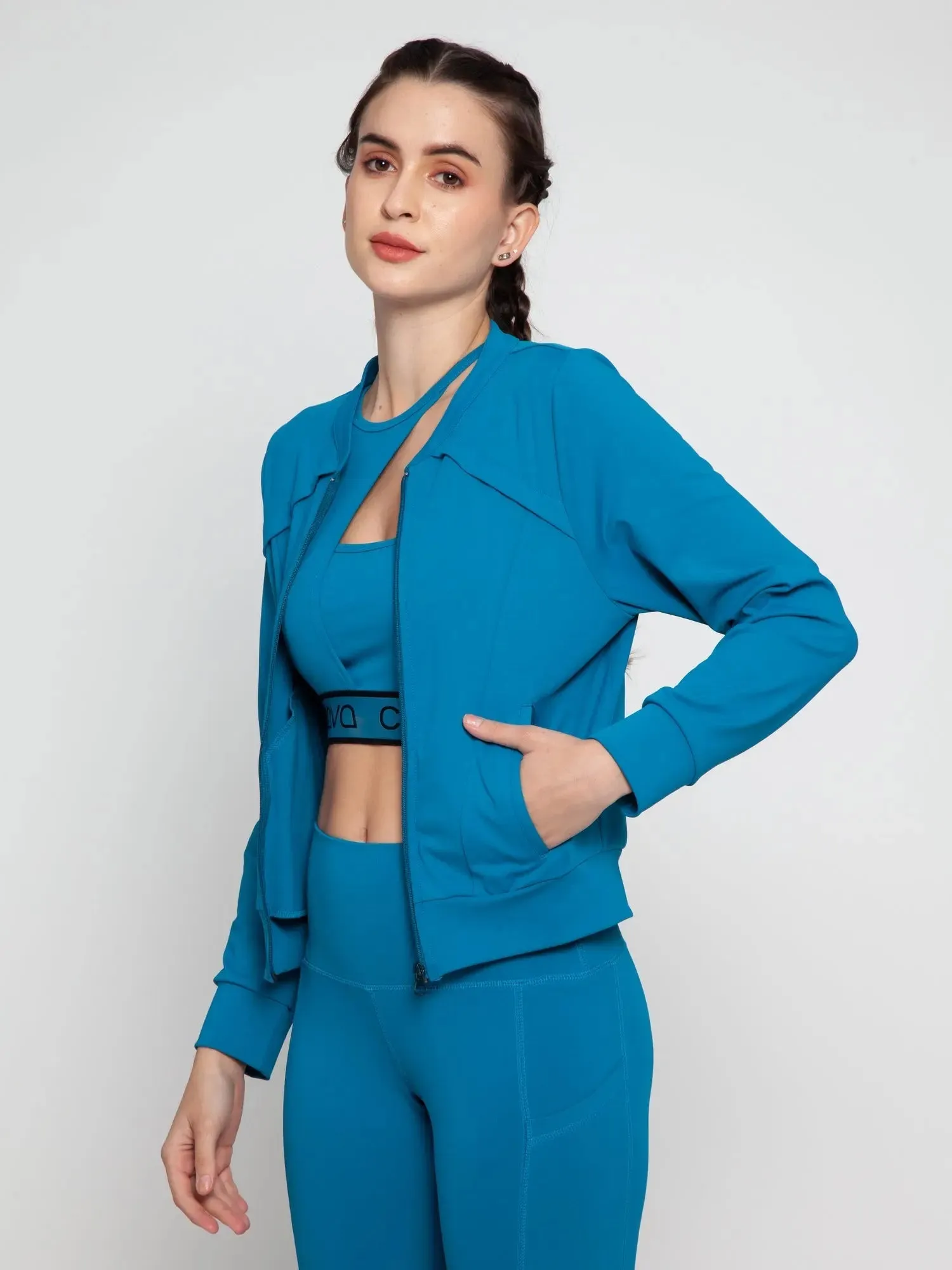 Wave Blue Activewear Set