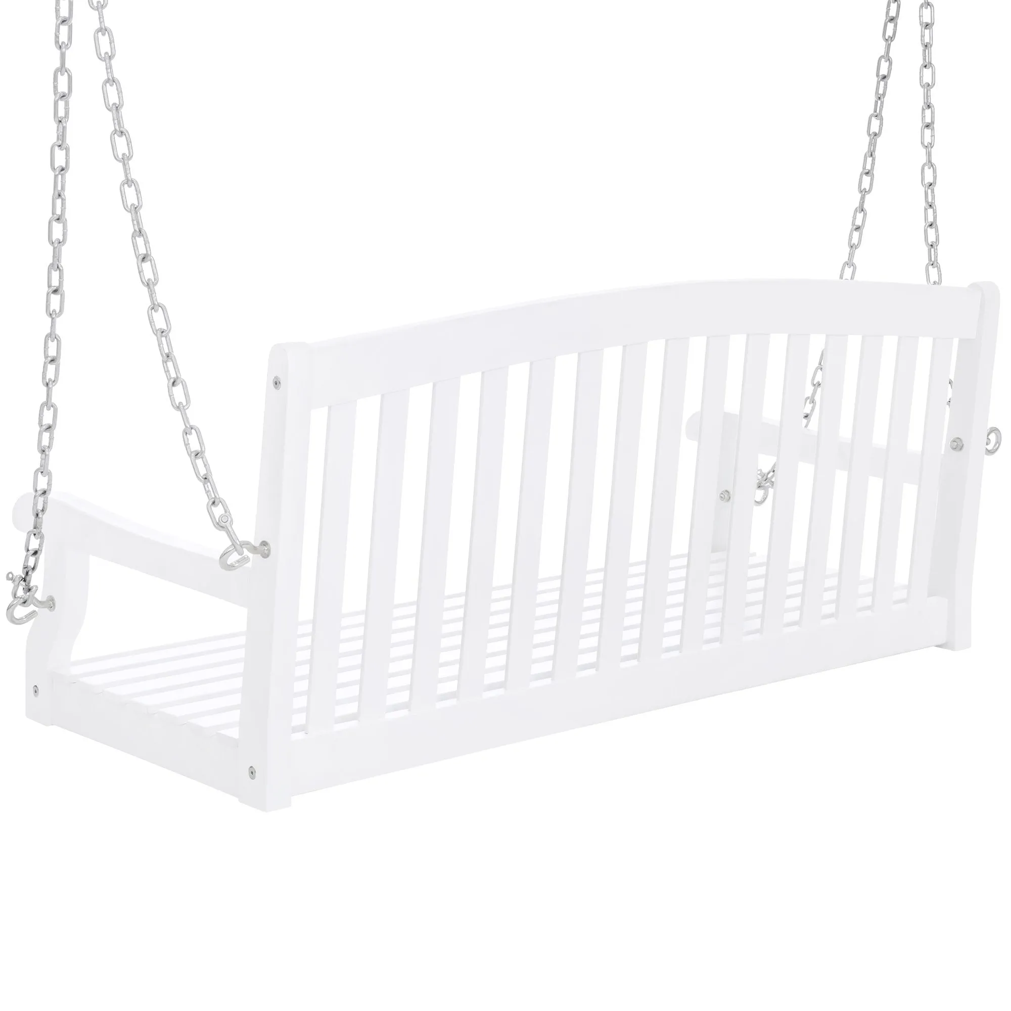 Wooden Porch Swing w/ Hanging Chains