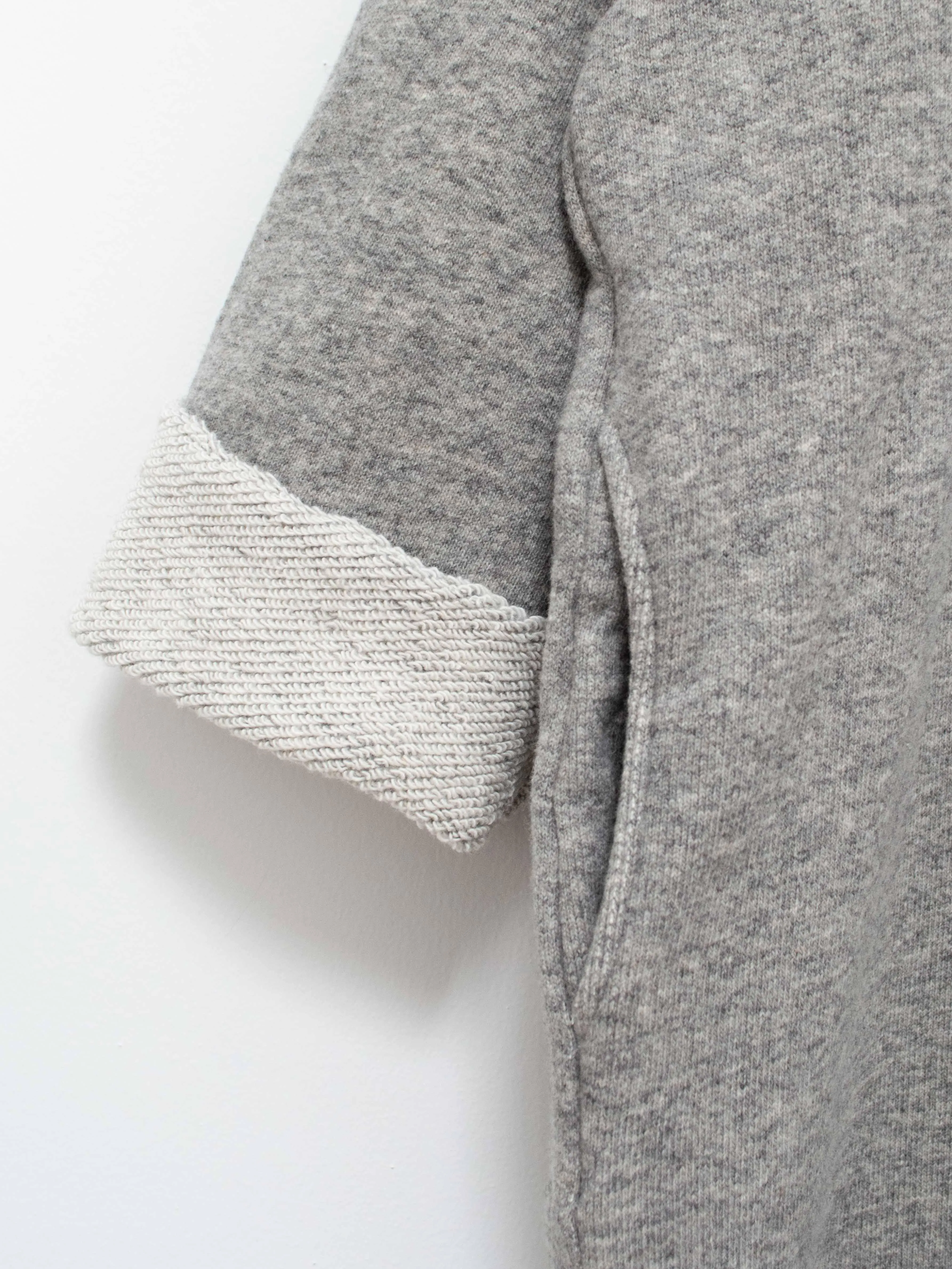 Wool Sweat Turtleneck Dress - Gray