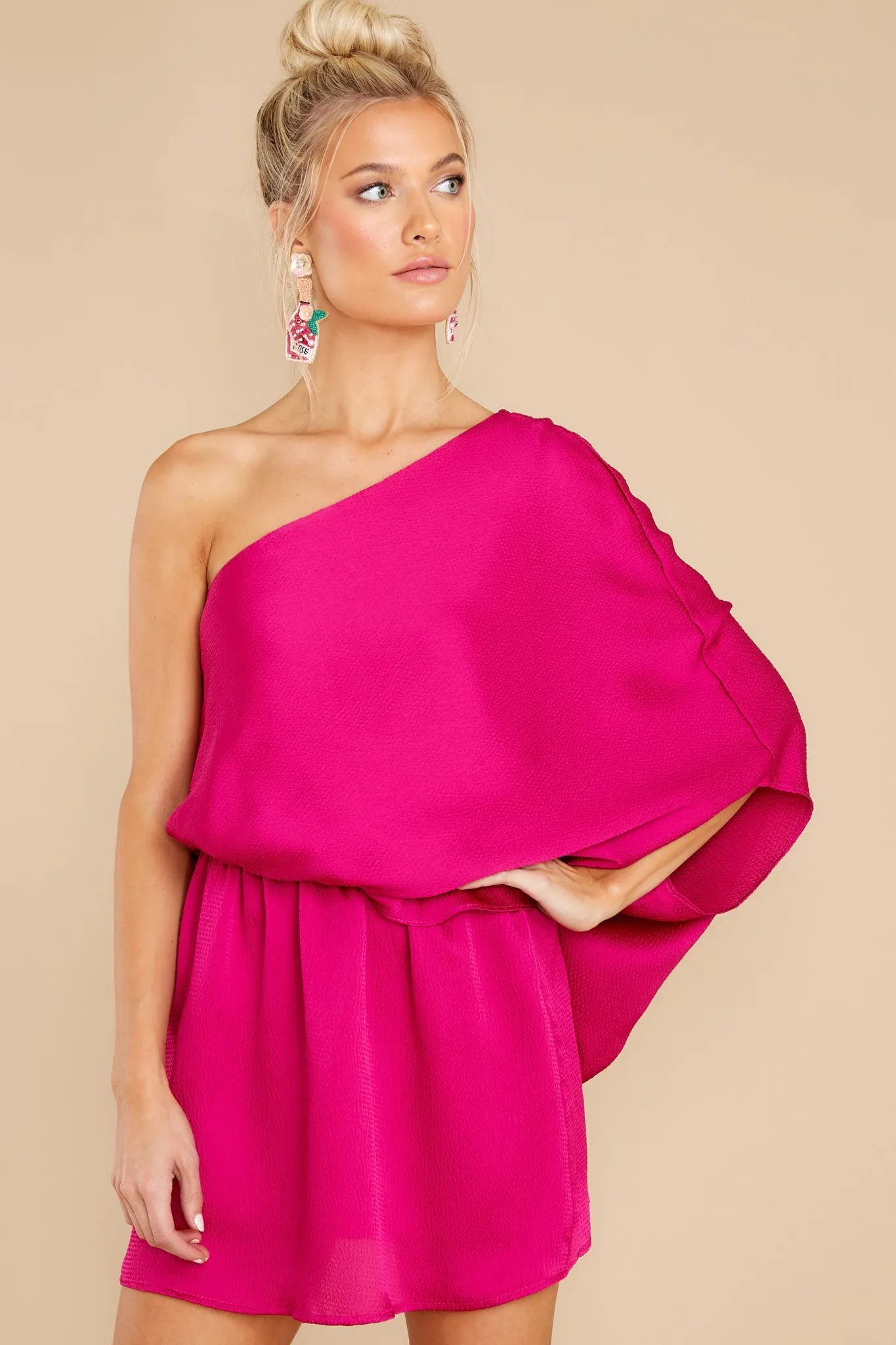 Your Inner Goddess Fuchsia Dress